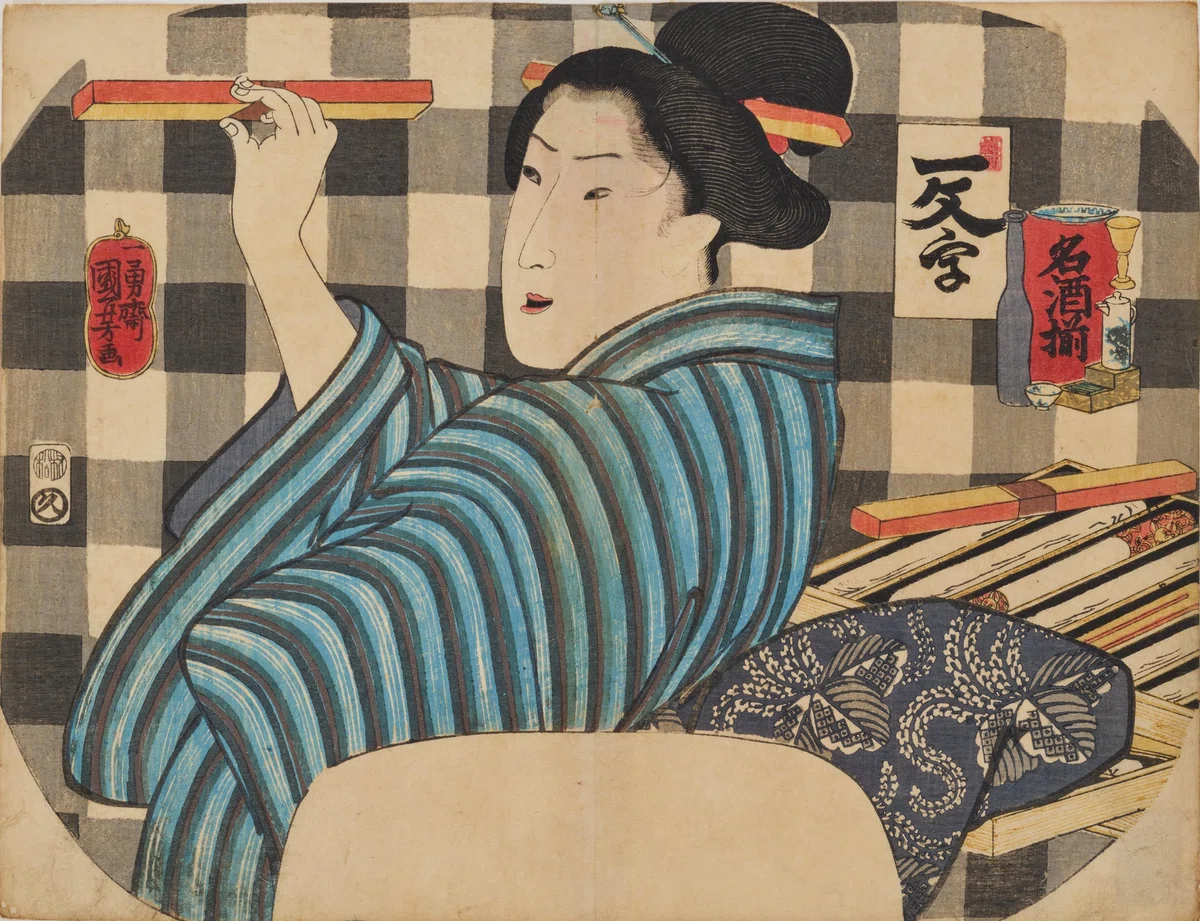パブリックドメインから歌川国芳の団扇絵を集めてみた｜太田記念美術館