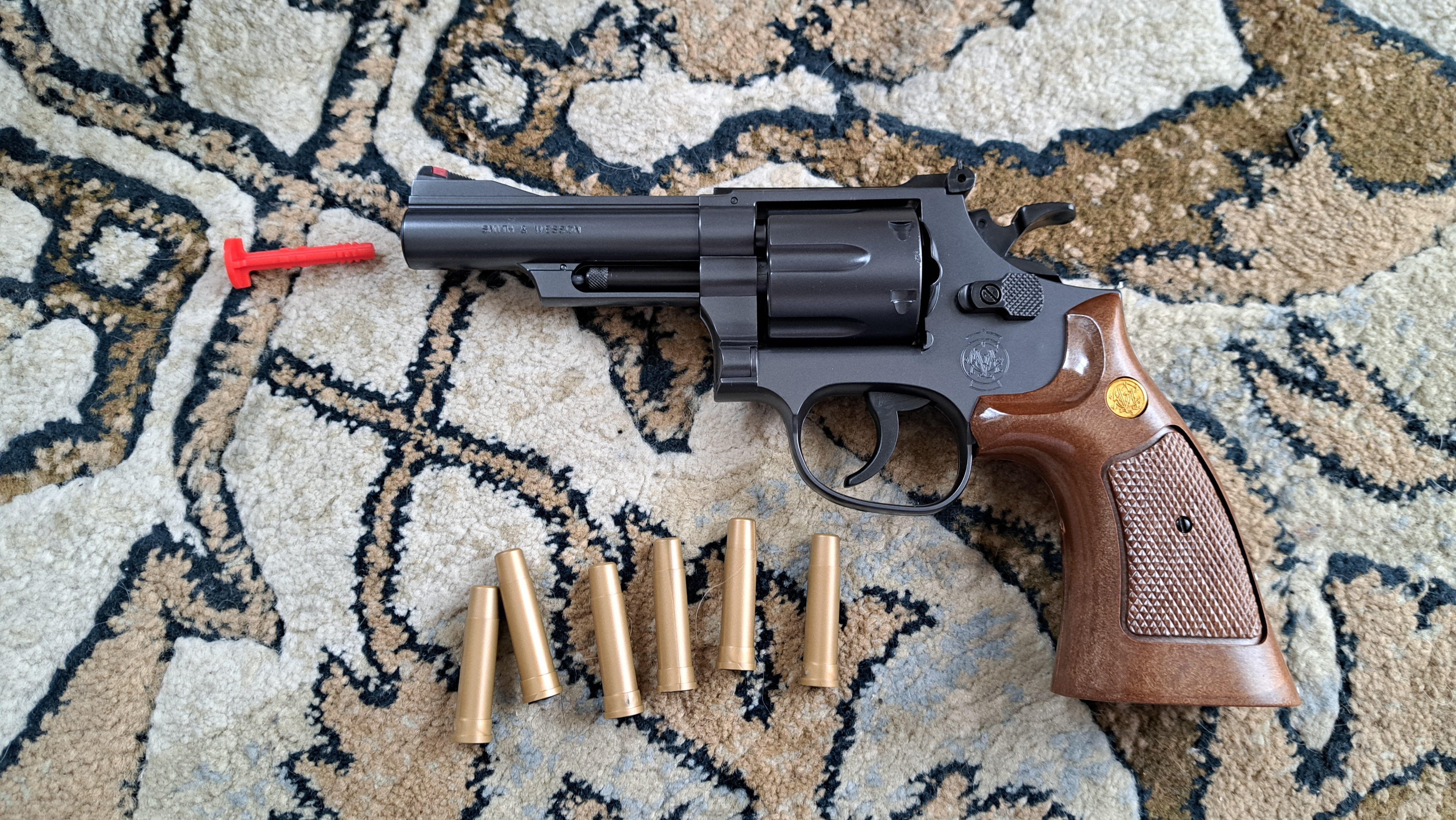 クラウンモデル M19 ウッドタイプグリップ エアリボルバーの