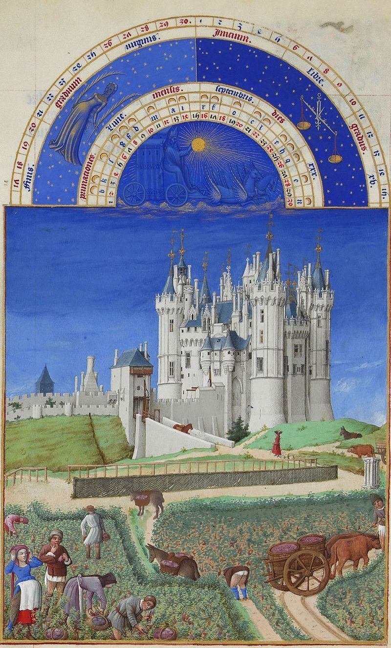 Les Tres Riches Heures of Jean Duke of Berry ベリー公の