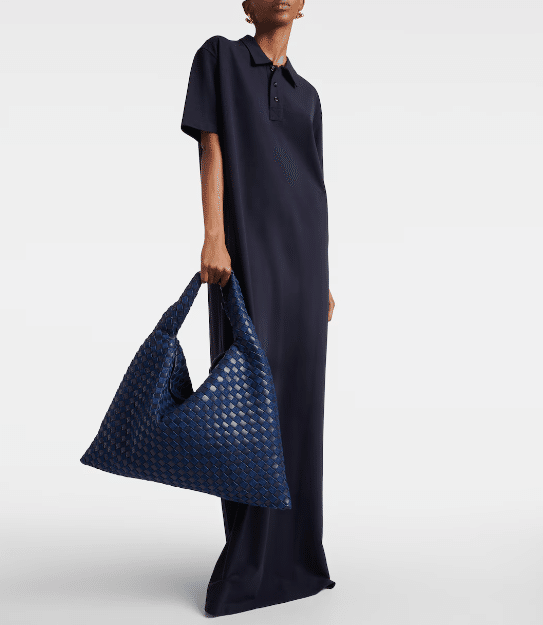 ＊送料・関税込み＊BOTTEGA VENETA Hop レザー＆デニム バッグ 好き それとも？ ボッテガ・ヴェネタ Hop デニム＆レザーバッグ