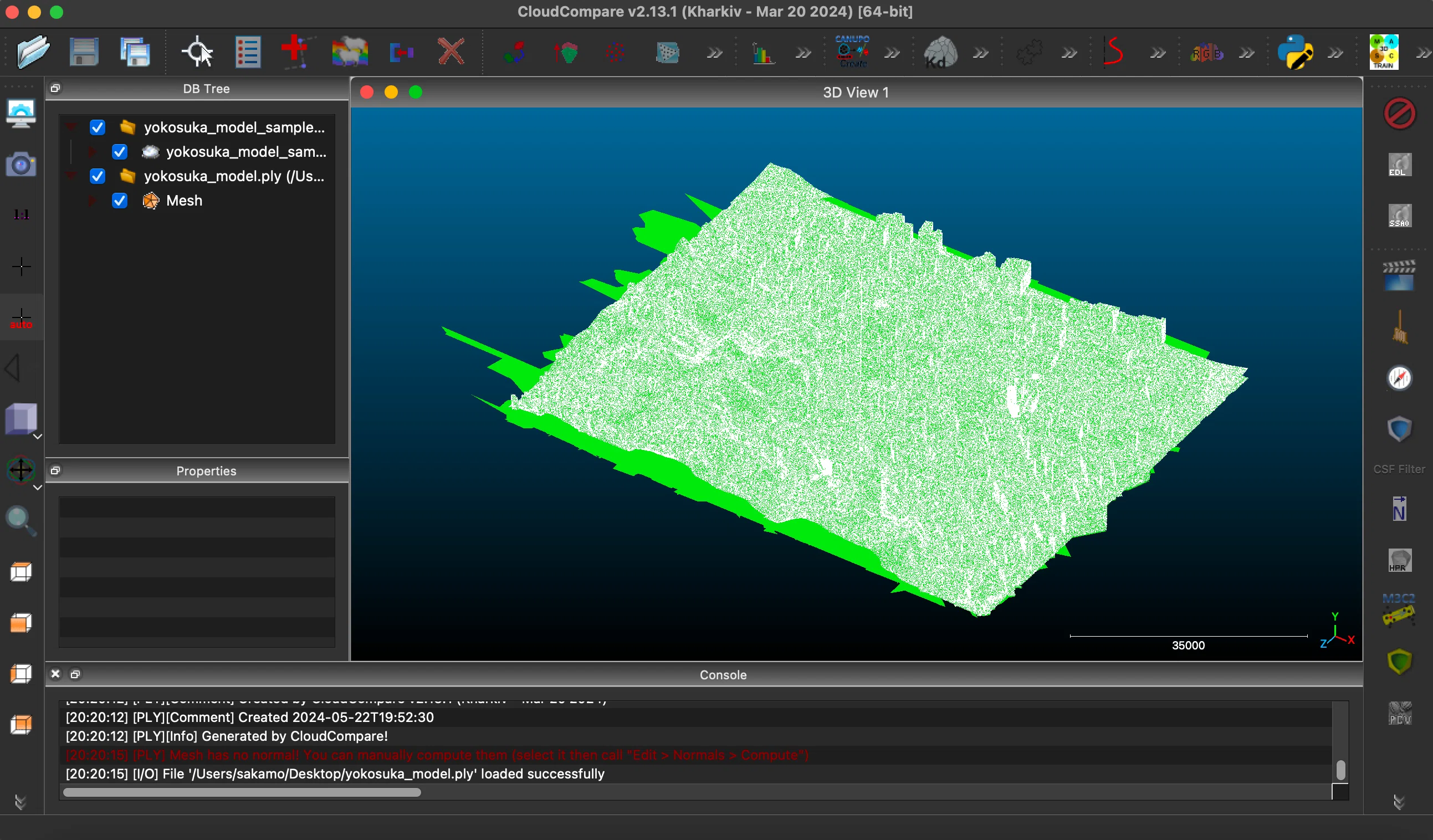 3D CARGO【都市景観編】3D形状データ集 OBJフォーマット 3D都市モデルを使って、断面パース用のトレース素材を作ってみる