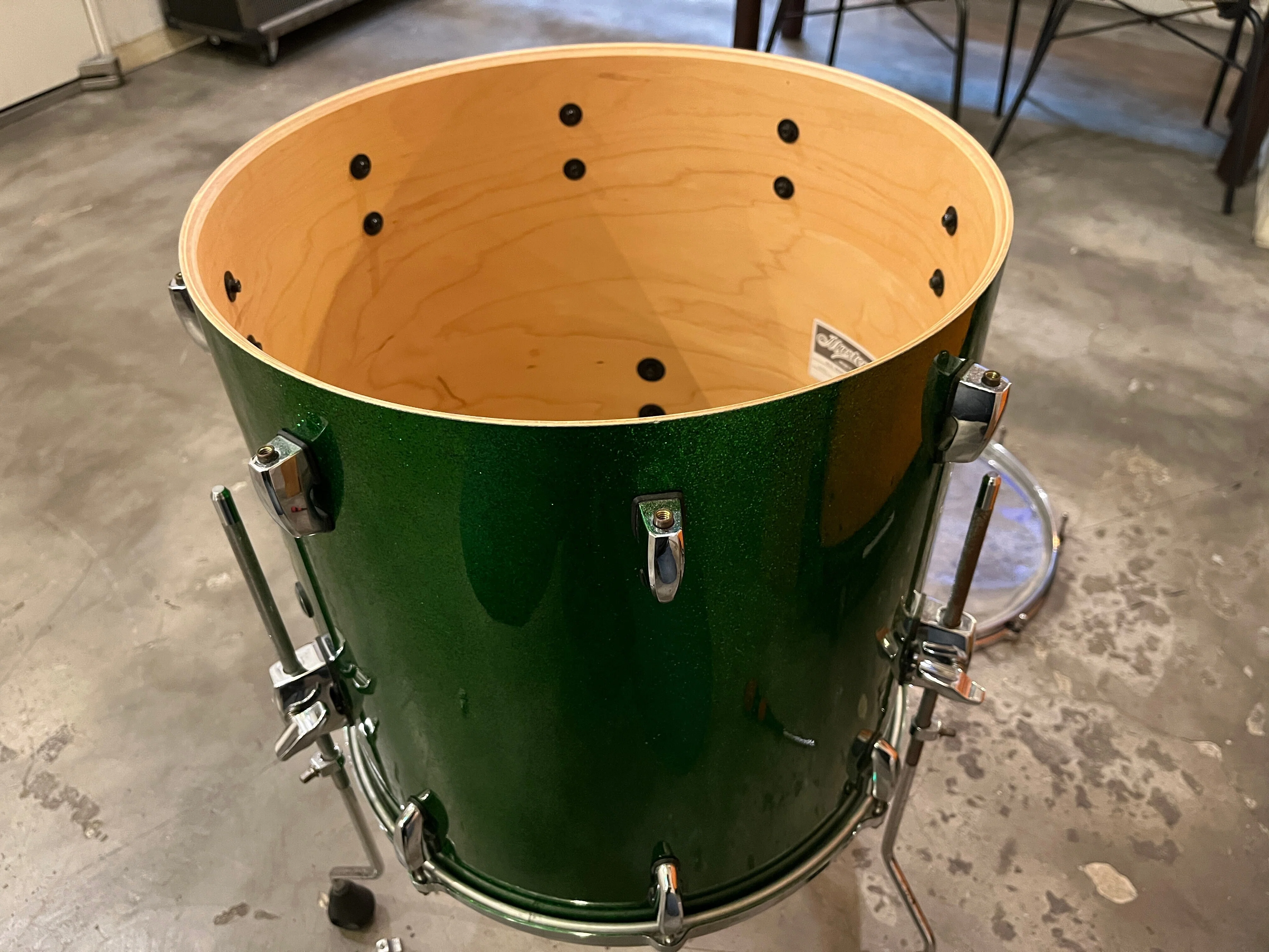 Pearl フロアタムレッグ6本(ブラックニッケル) Pearlフロアタムレッグブラケット(LB-40)修理｜NAKADA Shugo