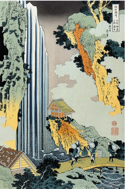 北斎や広重が描いた小野の滝をピンホールカメラで撮影した。｜佐伯剛