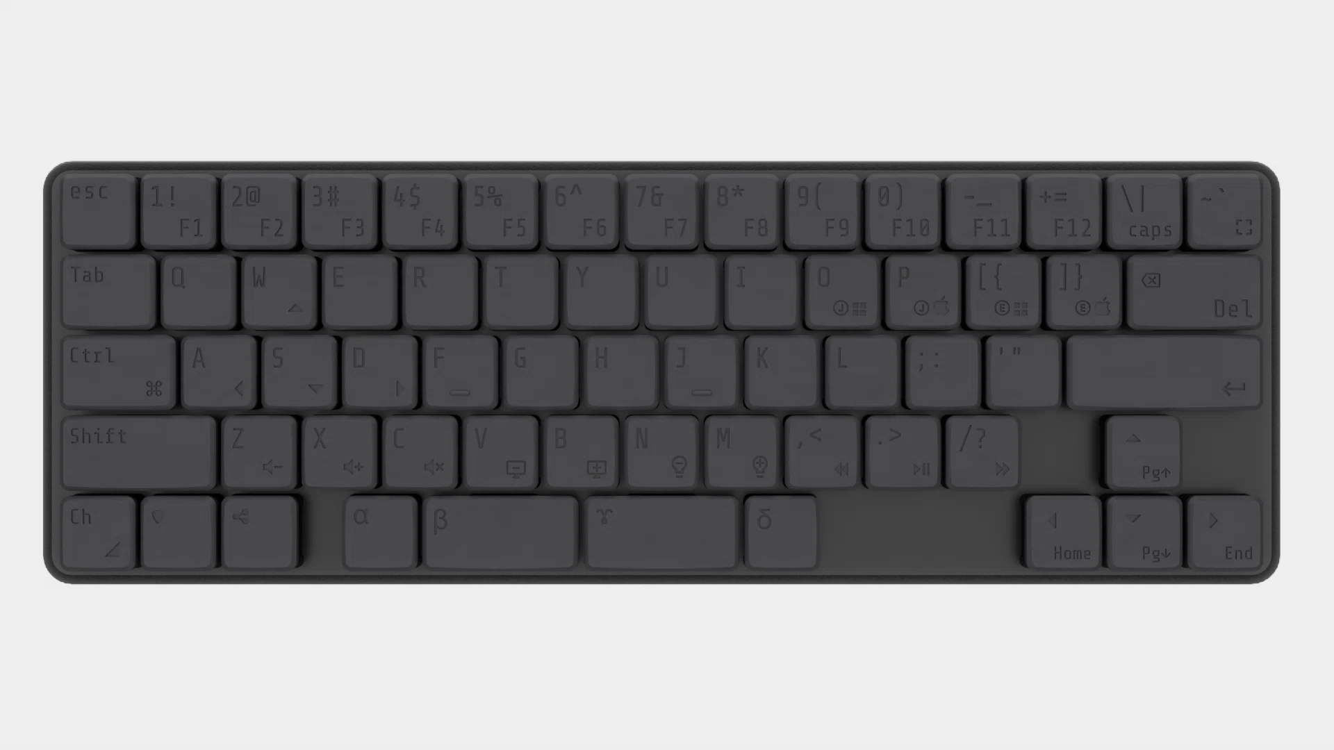 prototype keyboard05 (Staggered L64 16mm)｜prototype