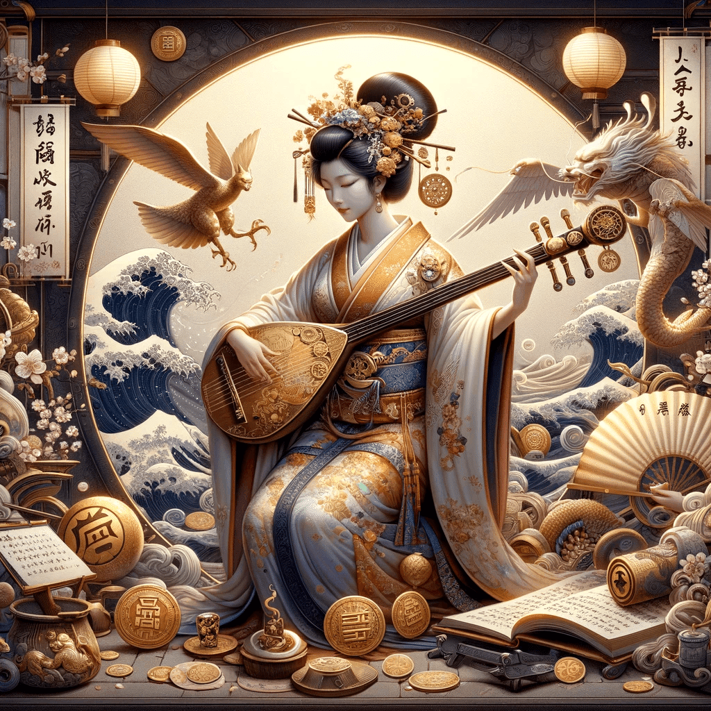 七福神ただひとりの女神様」。純金で【弁財天様】を作りました。｜株式