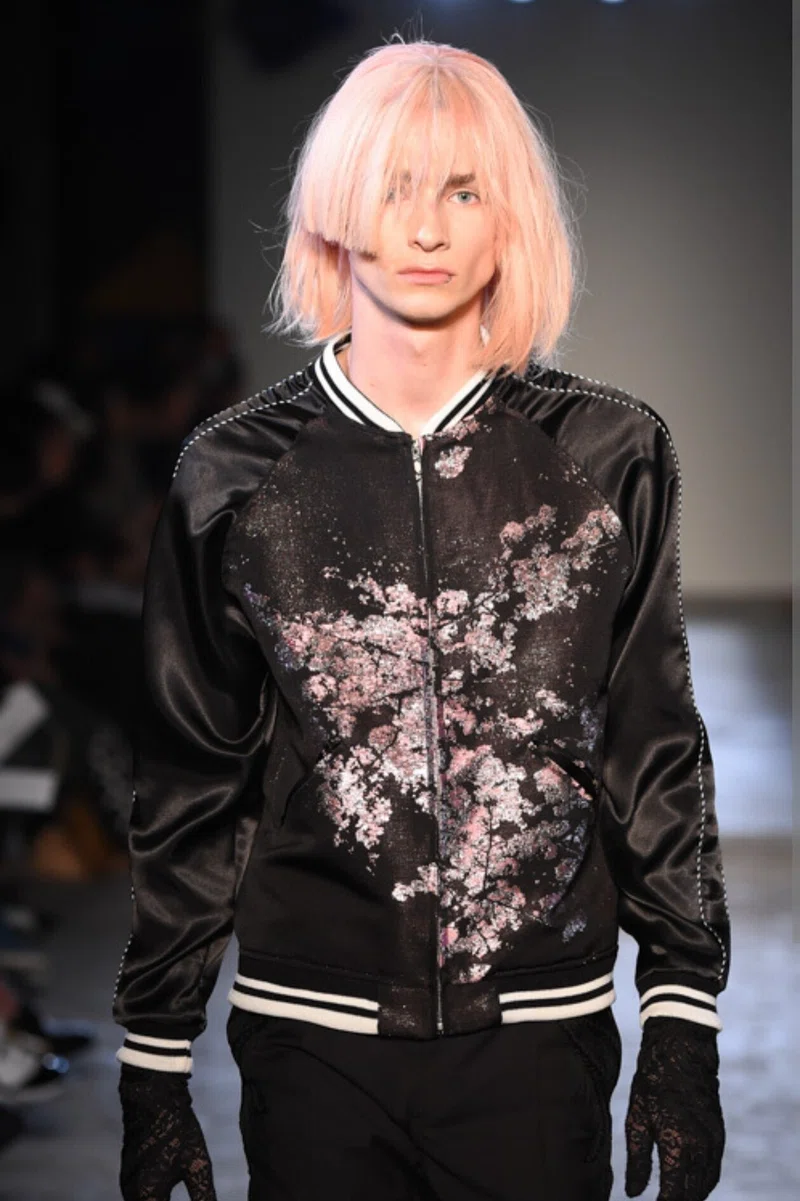 Christian dada 桜 スカジャン ブルゾン 西陣織 古着（月刊気になった 
