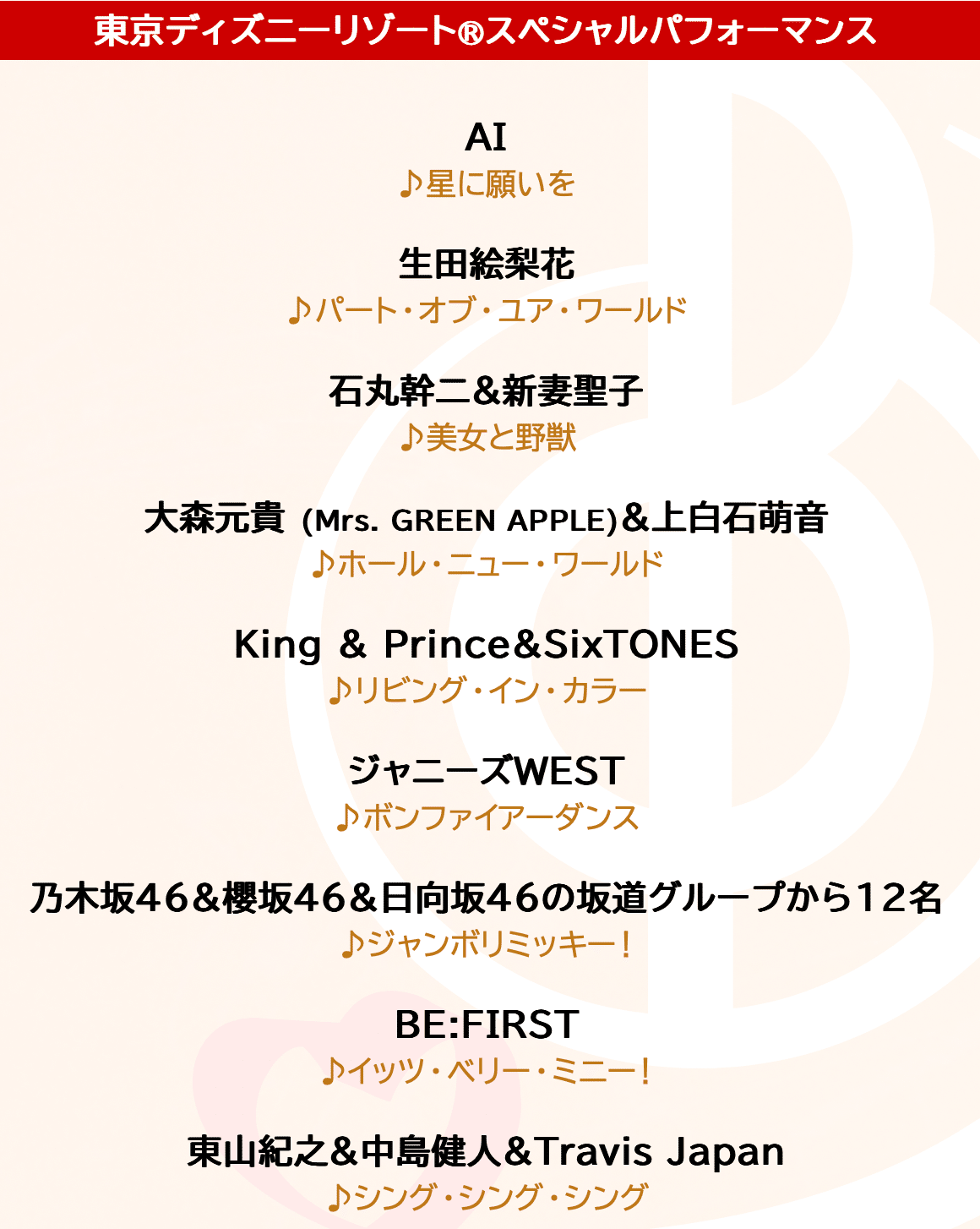 音楽の日2023」ディズニーメドレー｜s_r