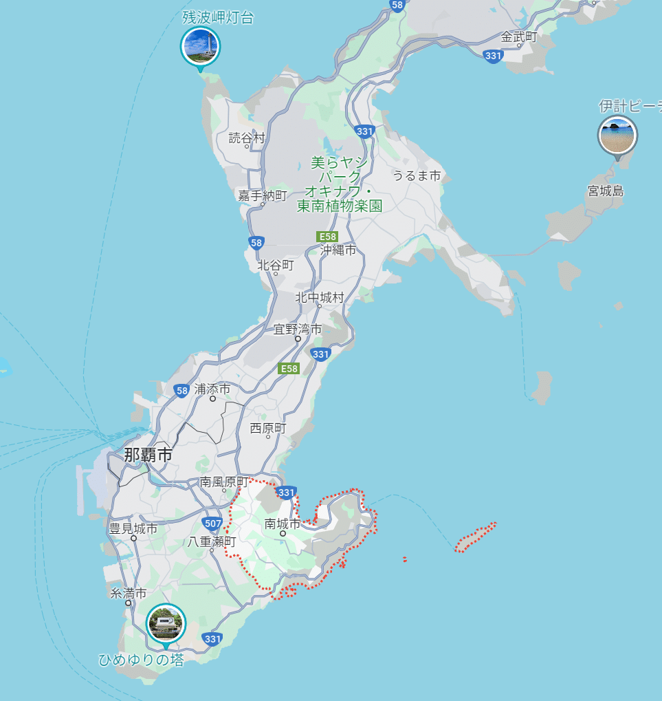機窓画像コレクション「沖縄本島エリア」／2023年｜菅野ノリヒコ