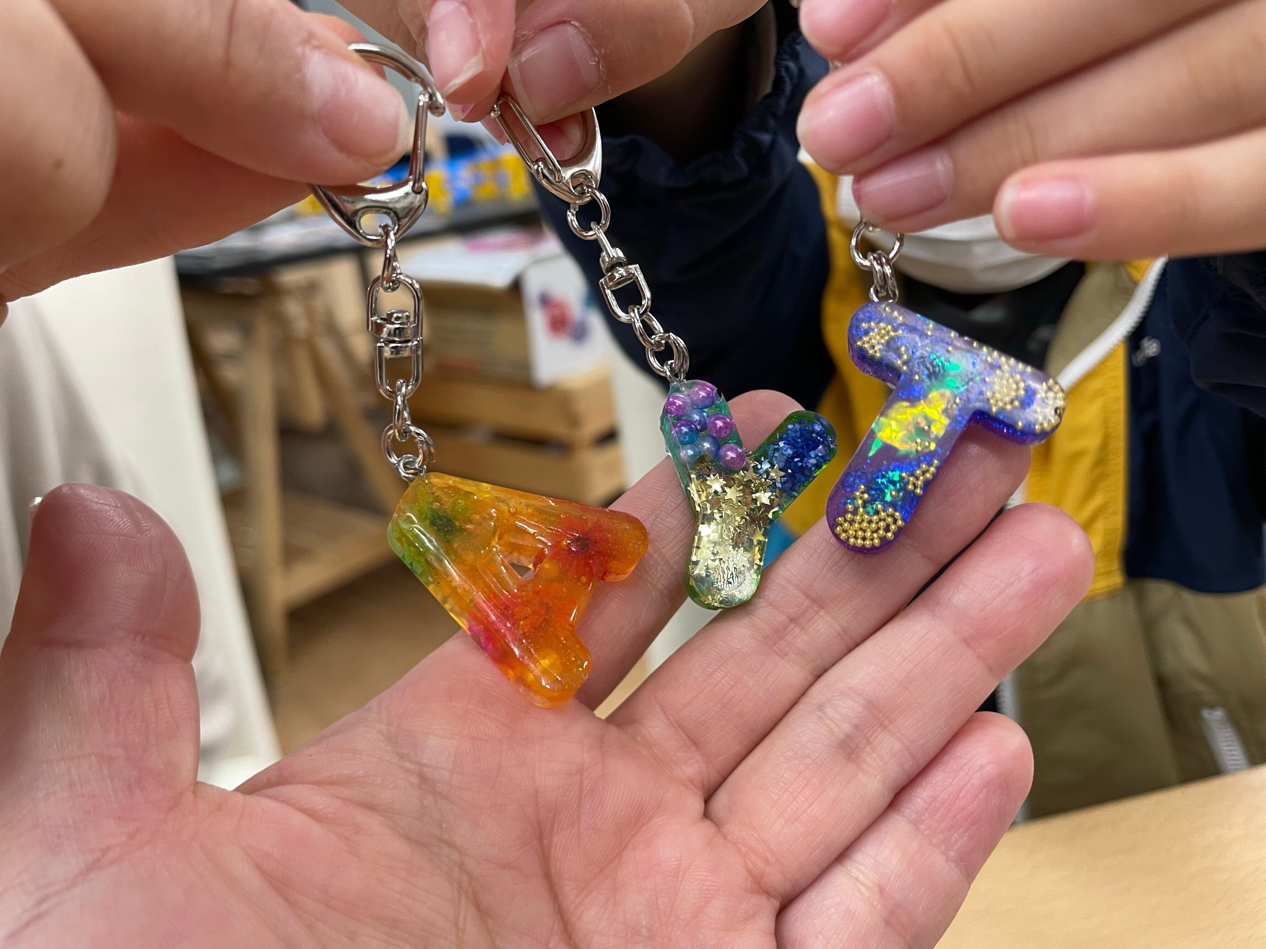 ☆Iwanuma Style☆ 〜レジンイニシャルキーホルダーを作ってみた