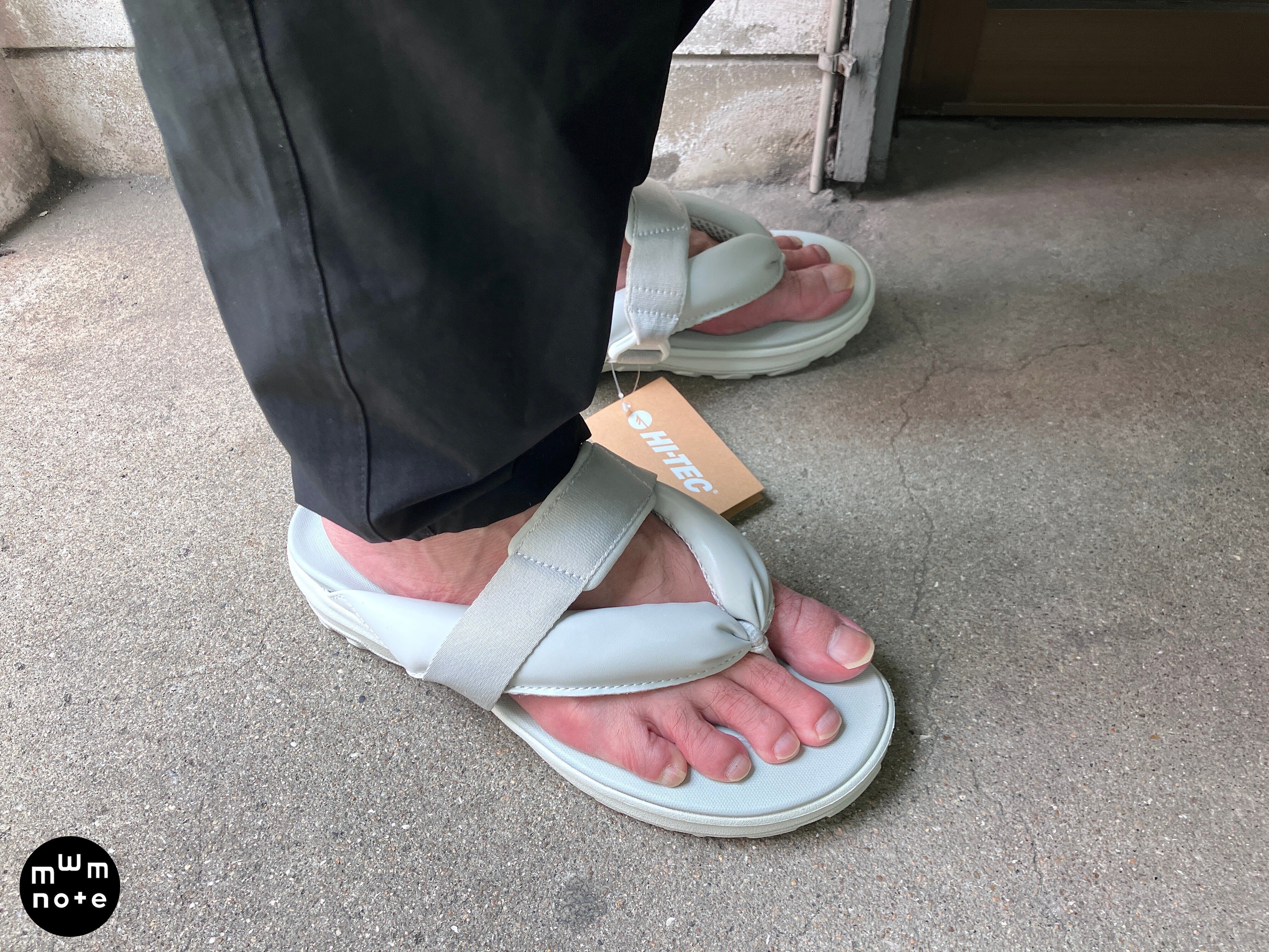 夏に向け、雪駄スニーカーサンダル HI-TEC HATAGOを用意しました