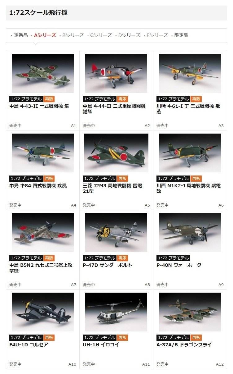 1/48 雷電、紫電改 ジオラマセット 1/48 傑作機シリーズ 日本