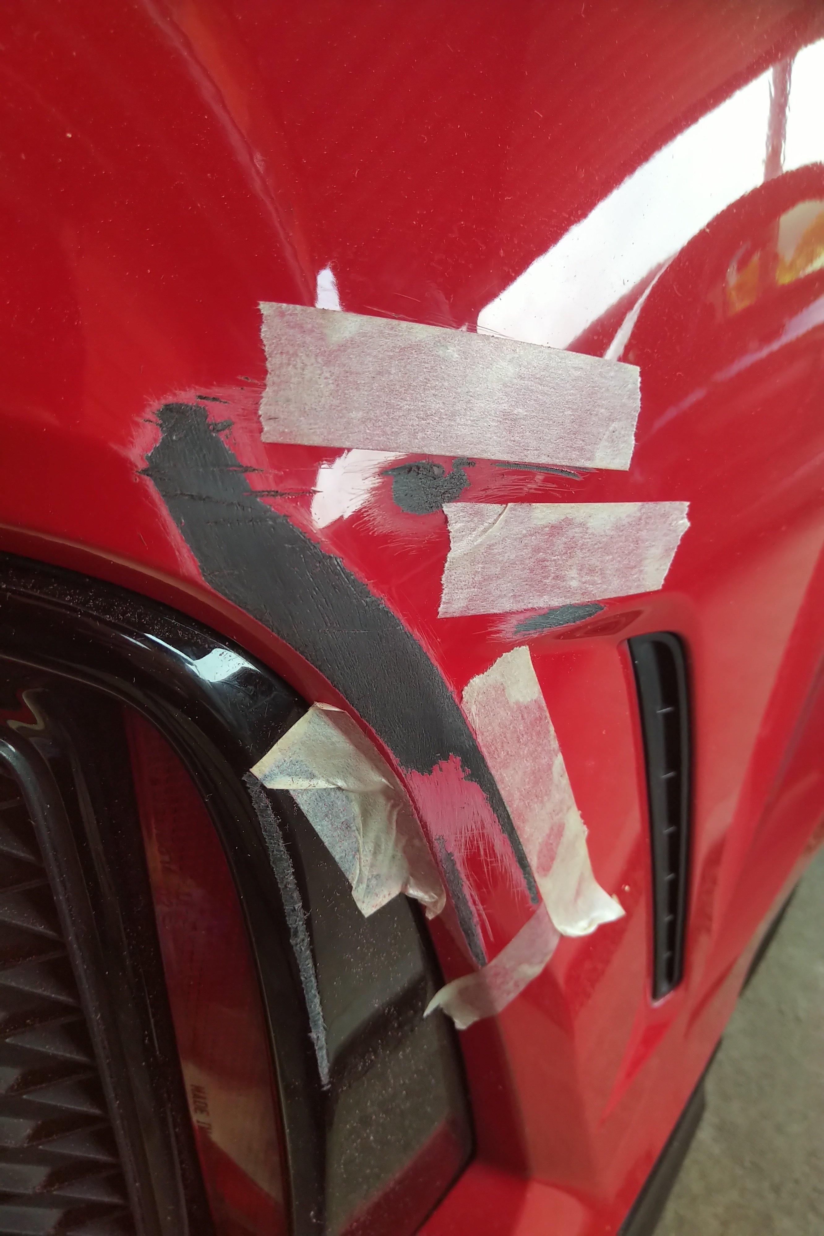 シビたそ】素人のバンパー傷塗装｜＠由貴