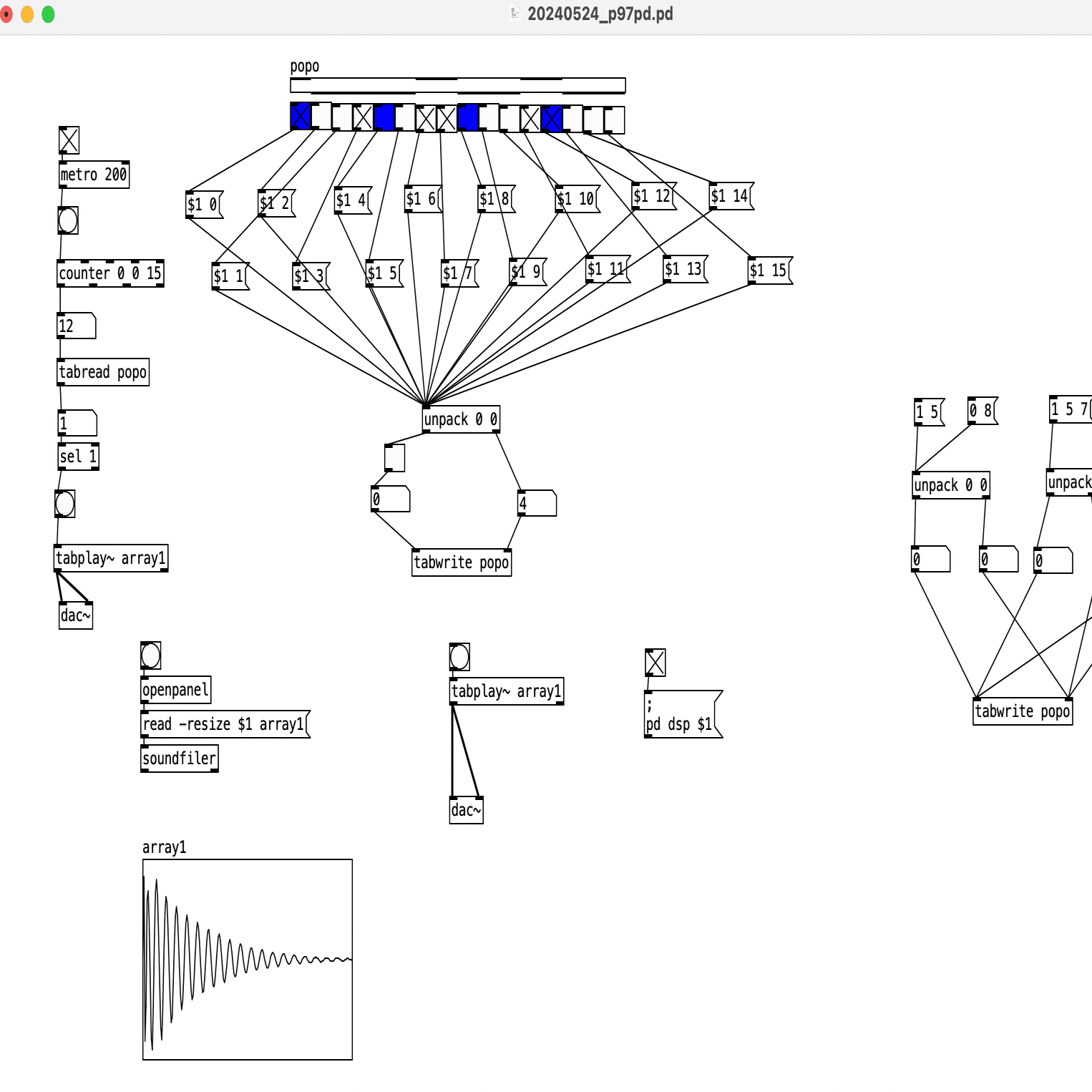 Pd（Pure Data） 0からの勉強ノート #02 2024.05.24｜Yukihiko