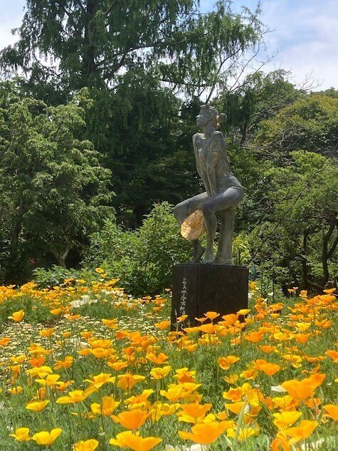 京都の野外彫刻フィールドワーク植物園2｜kazuki