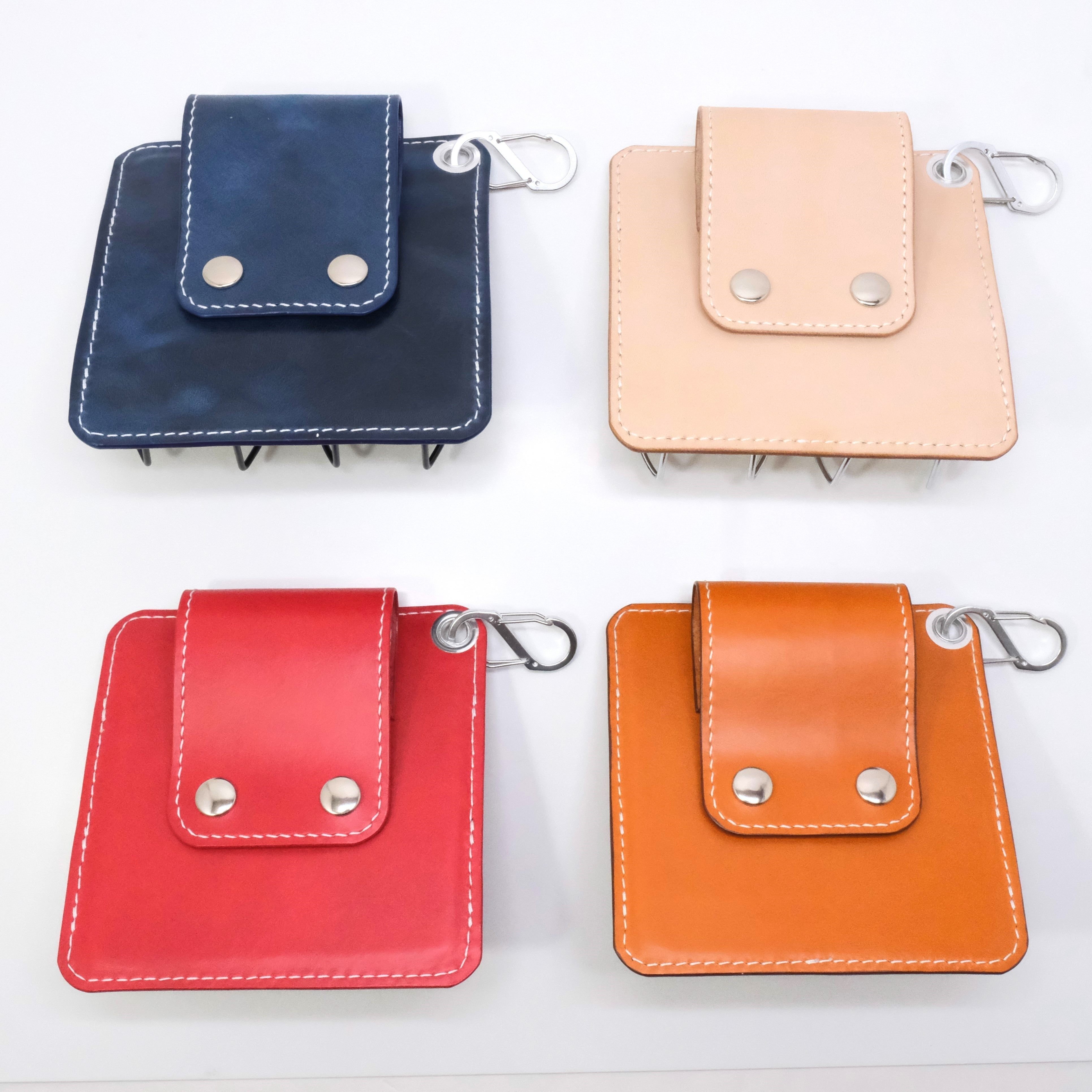 商品紹介】パークゴルフポーチver.4(薄型)【ヌメ革・4色】｜革の