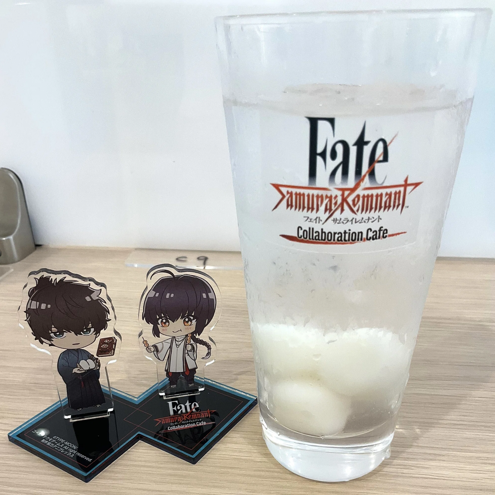 Fate/Samurai RemnantCollaboration Cafe 前半に行ってきました 