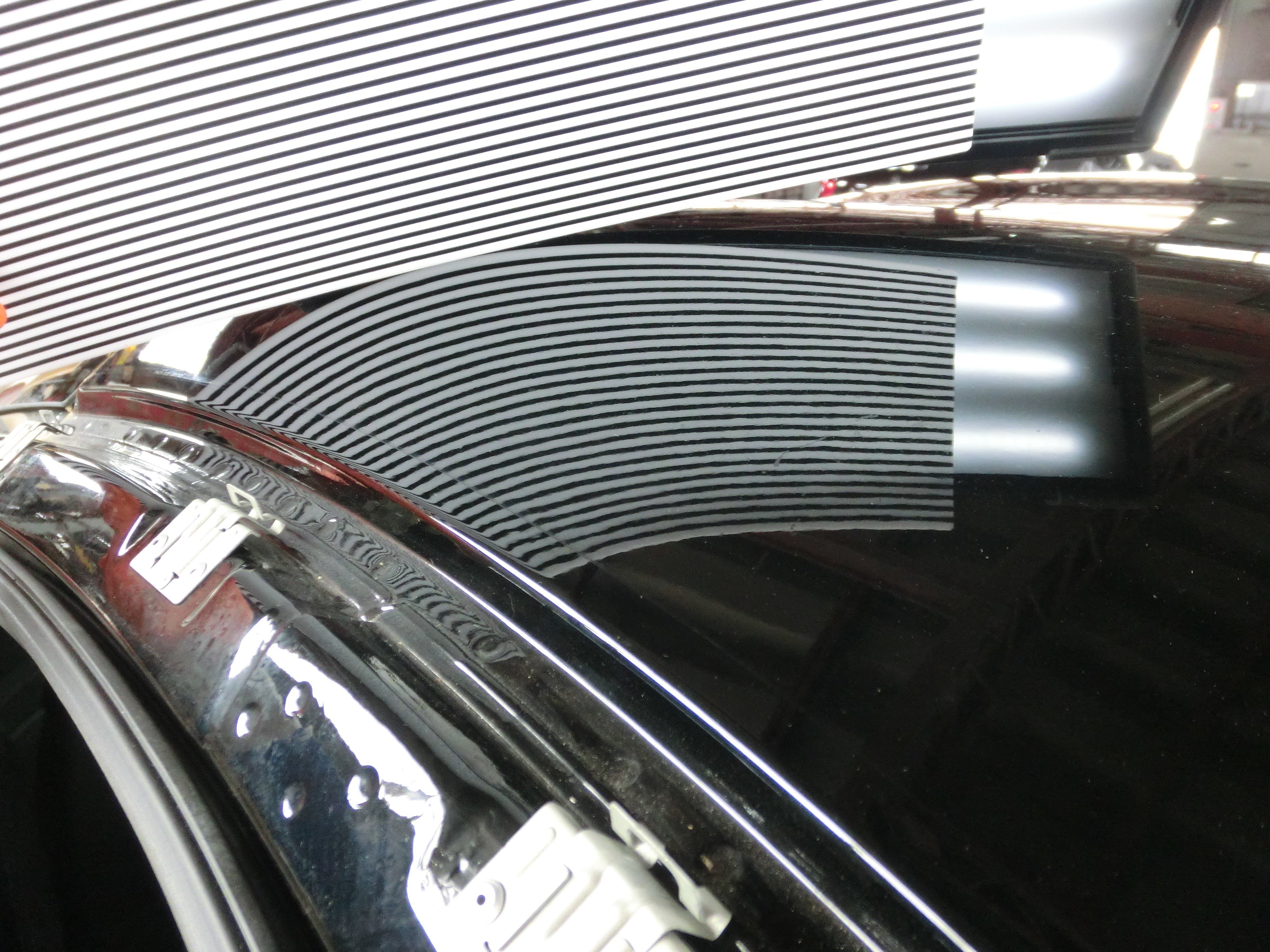 ルーフのデントリペア（無塗装の仕上がり）｜GPR