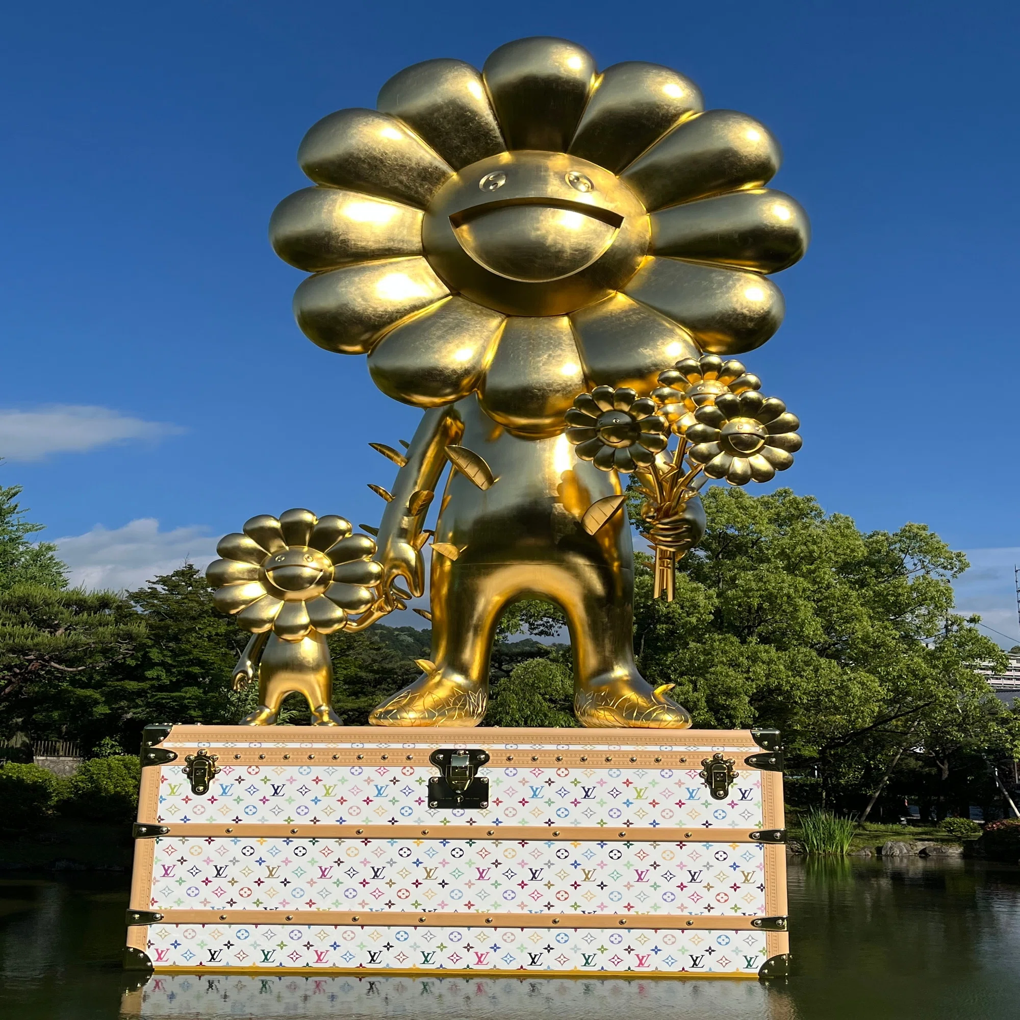 村上隆 もののけ京都 金色の空の夏のお花畑 パズル フラワー MURAKAMI 