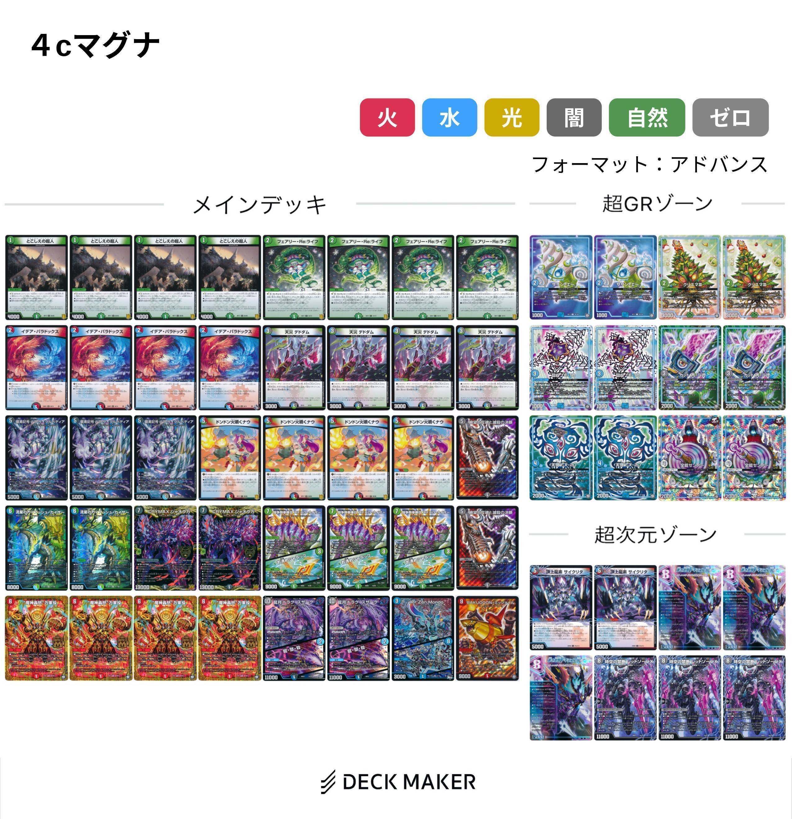 デッキ解説①<4cマグナ>|かのん デッキ解説①<4cマグナ>|かのん