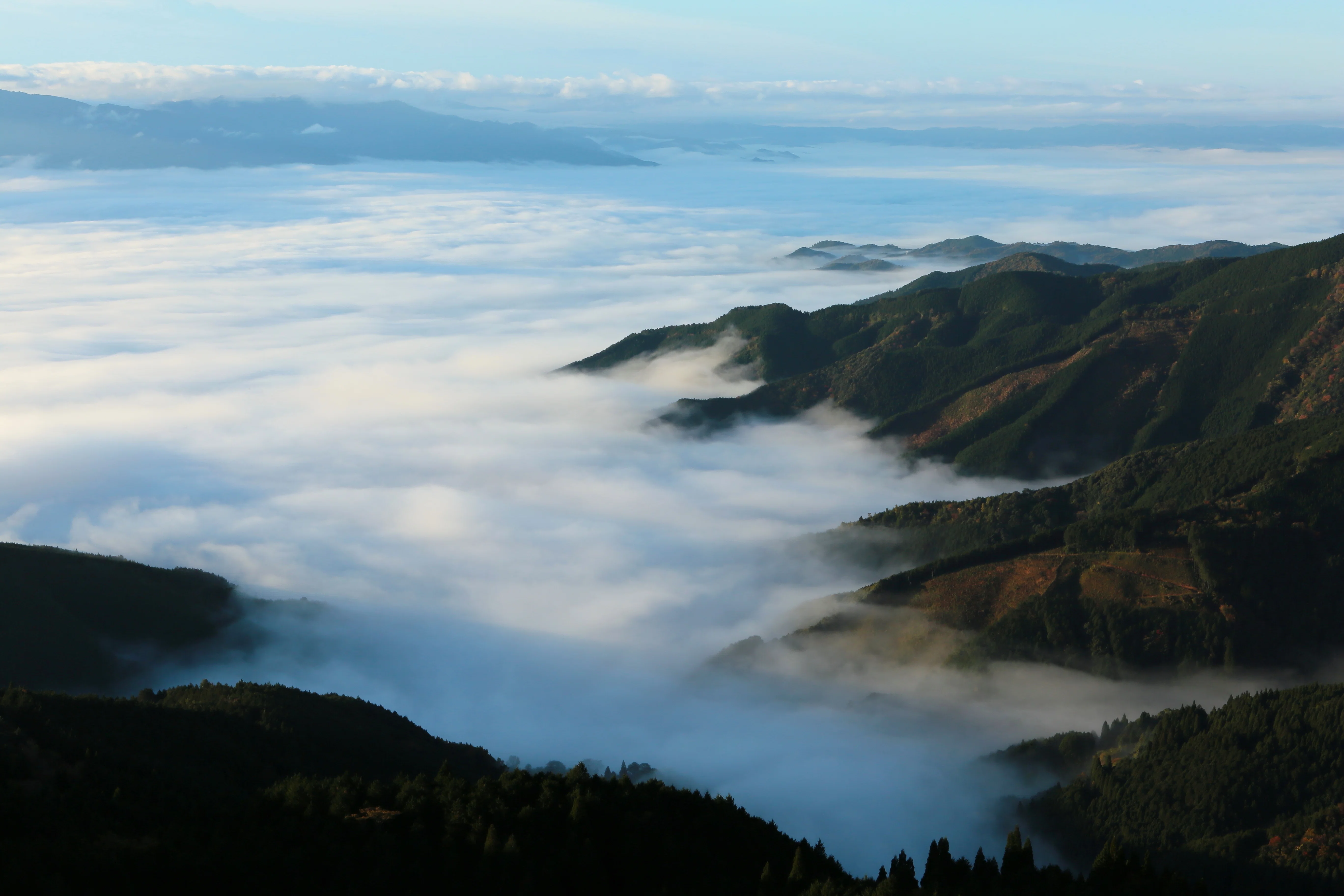 アポロ峠 雲海（2019年11月23日記）｜風景写真 四季の山旅