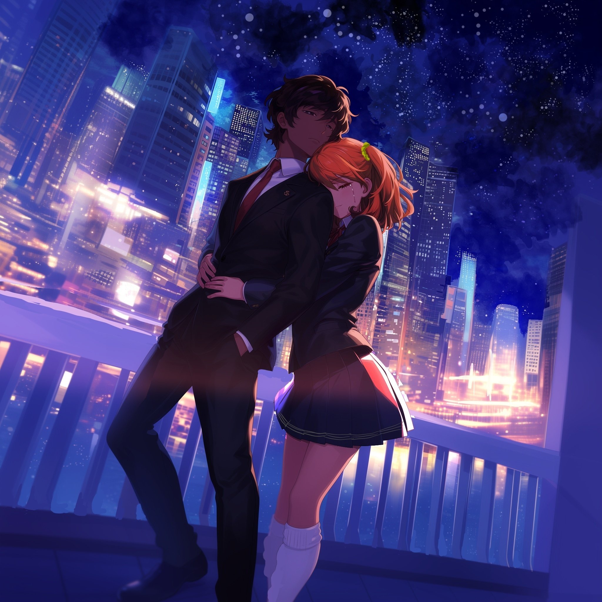 Love/愛　抽象アクリル画 人間の顔 wakamatu-18-5.jpg