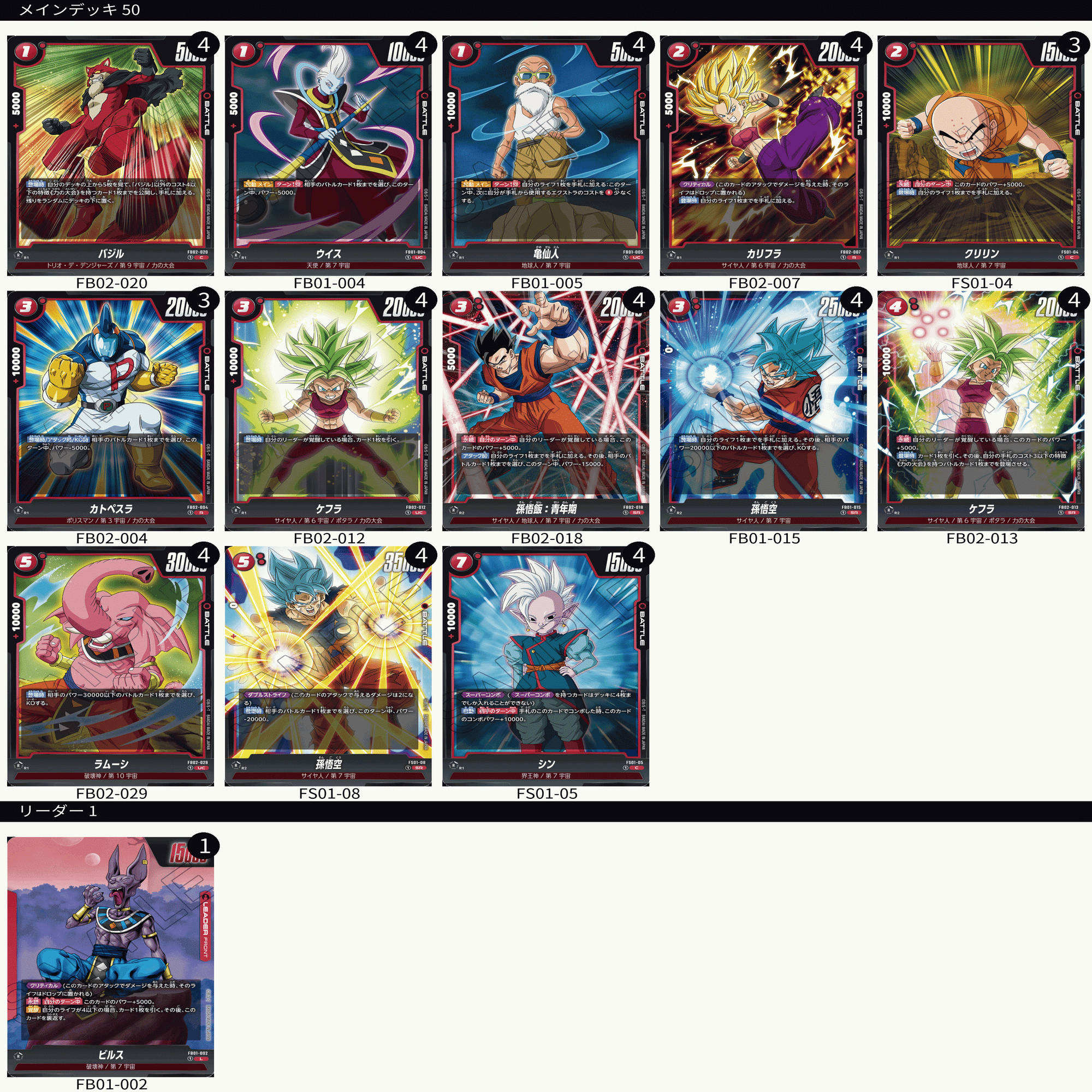 2弾環境アルティメットバトル優勝】現環境に強く戦えるLビルス解説（L