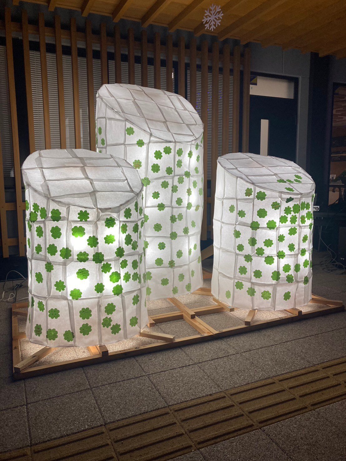 高校】ツコウ1年生有志が「New action！地域で作る和紙灯篭！」を実施