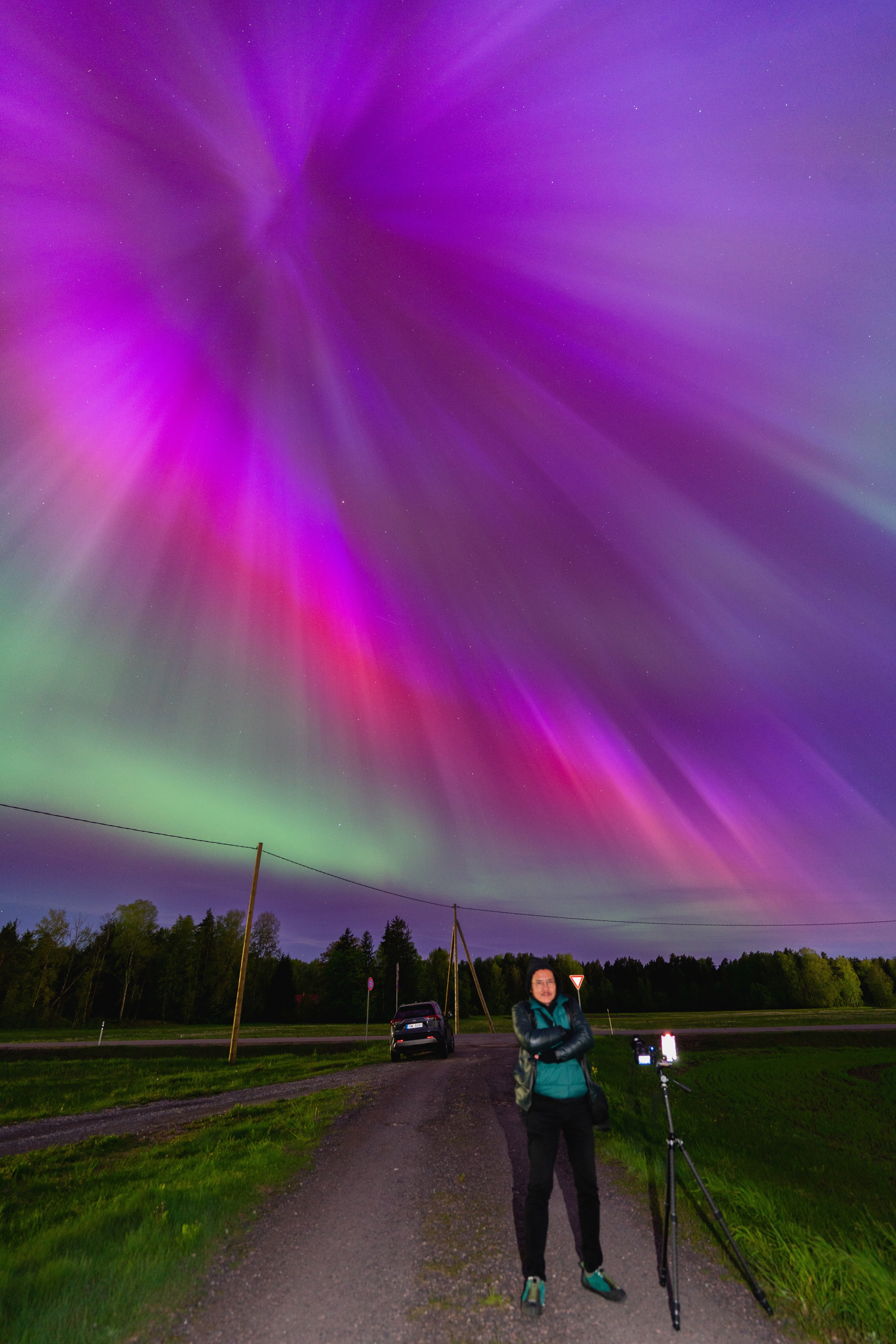 ラトビアのオーロラ】2024年5月11日と12日｜古市昌一 (Masa Furuichi)