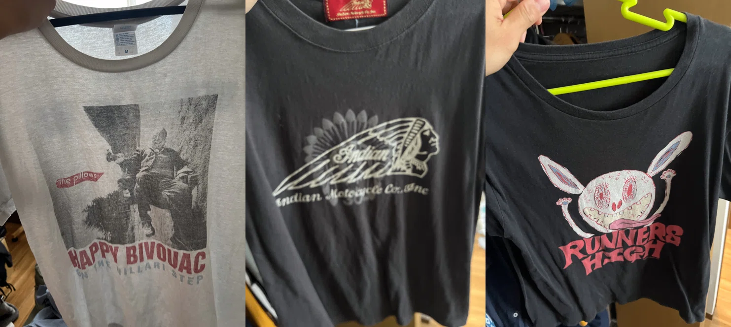 家にあるピロウズTシャツ全部数える｜持ち主