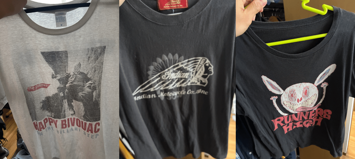 家にあるピロウズTシャツ全部数える｜持ち主