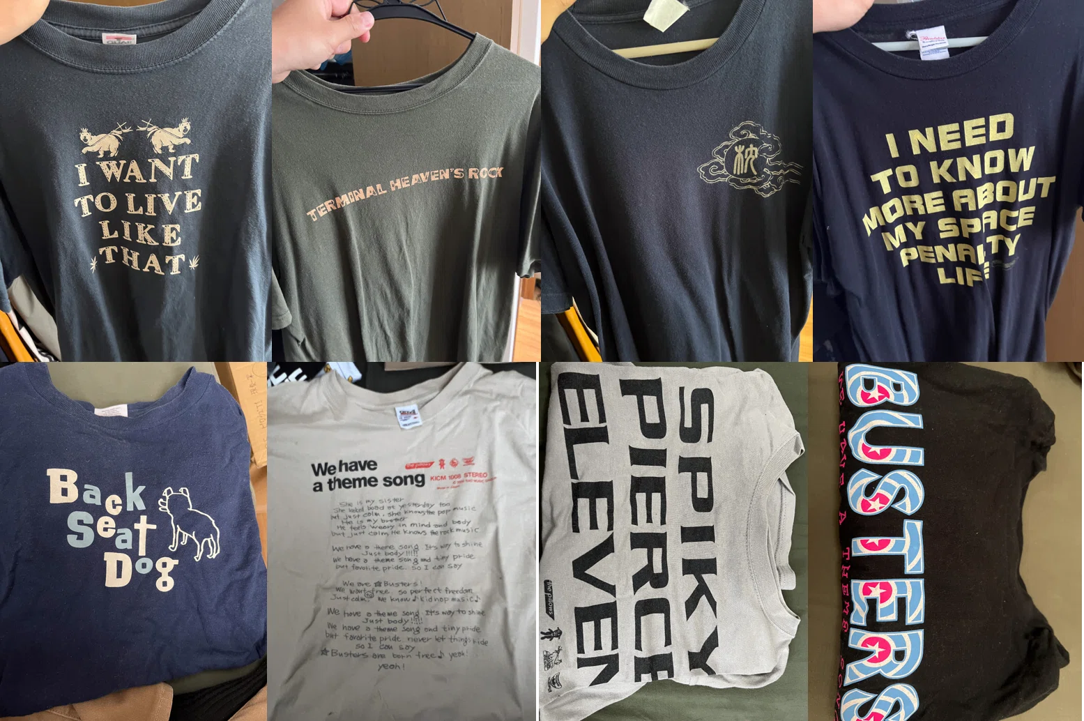 家にあるピロウズTシャツ全部数える｜持ち主