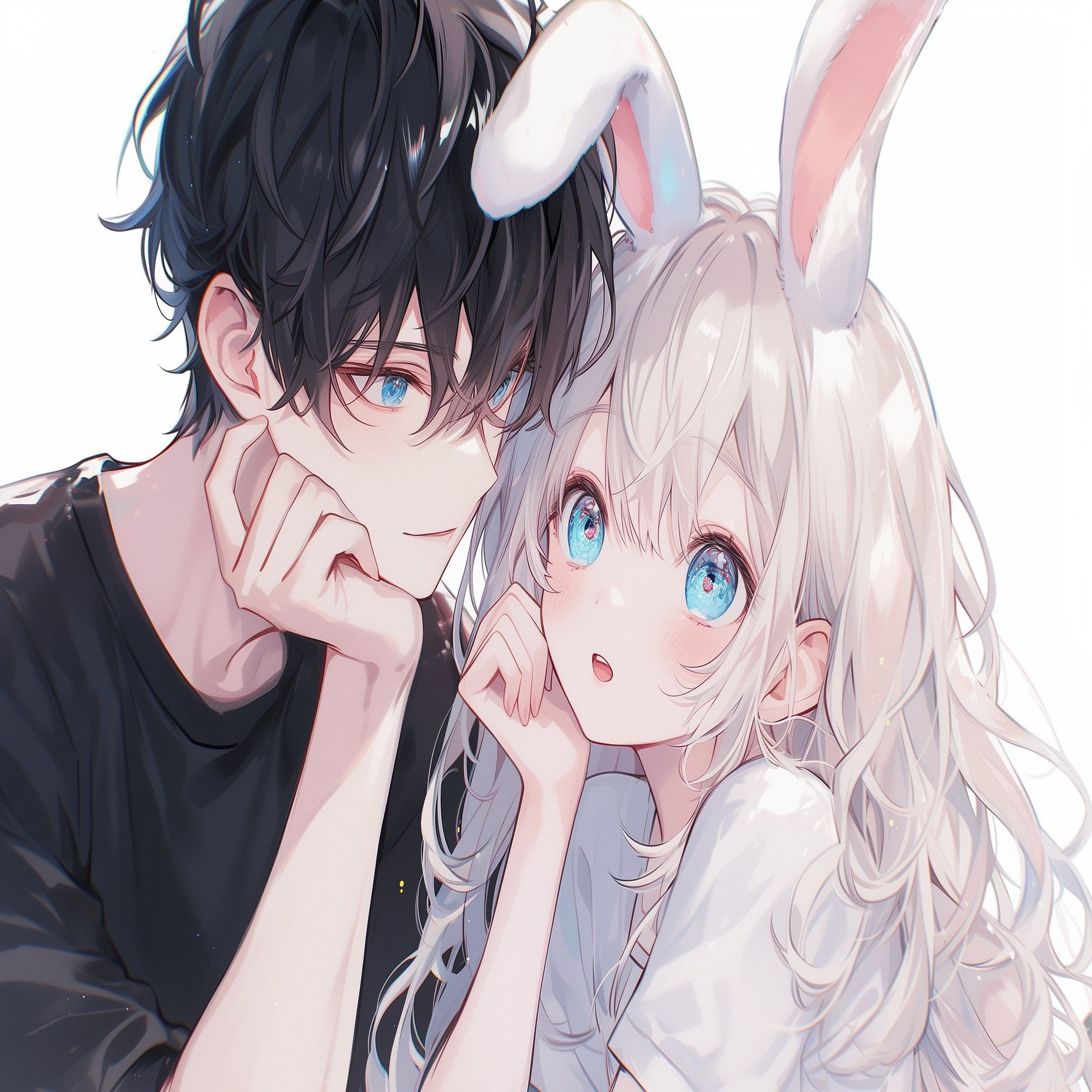 ペア画フリーイラスト10個（女の子・男の子）｜Kakko🌸🌈