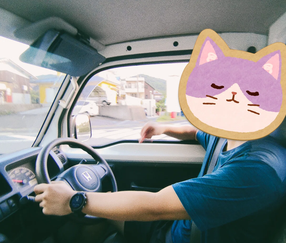 運転中の夫