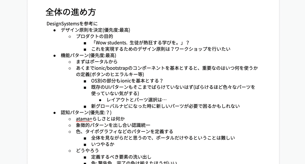 デザイン原則を決定(優先度最高)機能パターン (優先度最高)