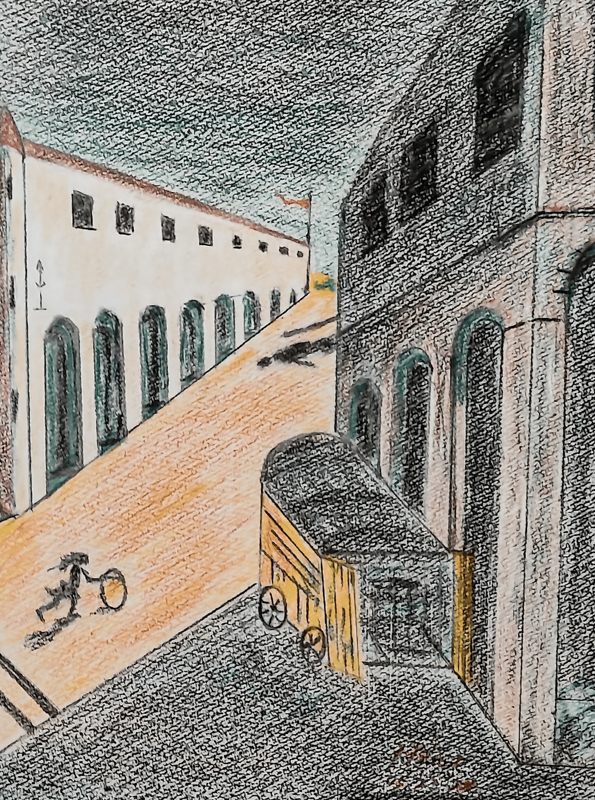 学芸美術 画家の心 第60回「ジョルジョ・デ・キリコ 通りの 学芸美術 画家の心 第60回「ジョルジョ・デ・キリコ 通りの