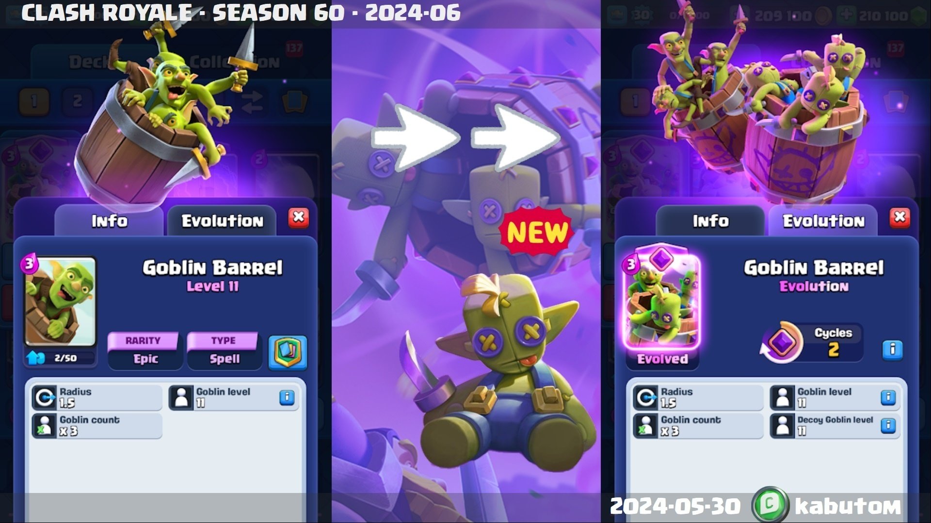 クラロワ | 6月は限界突破ゴブリンバレルが分裂。どっちが本物で