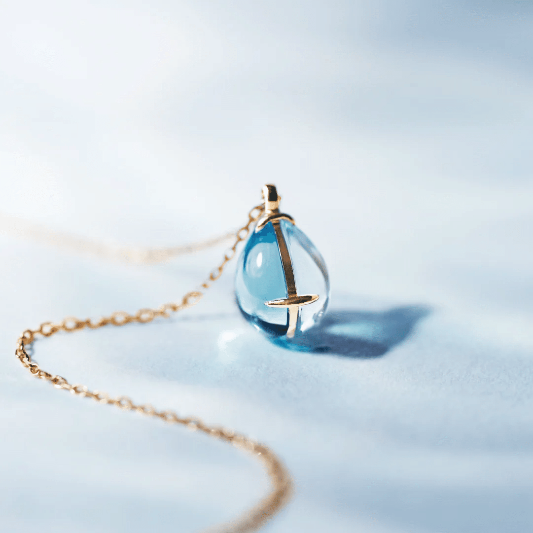 マザーハウス Hitoe リング ブルートパーズ 10号 リング – マザー