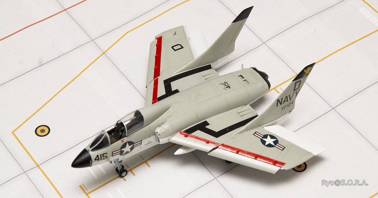 プラモデル製作記 フジミ 1/72 F7U-3 カットラス｜Ryo@S.O.R.A.