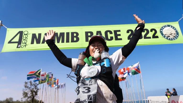 フィニッシュライン(Photo Credit: Racing The Planet)