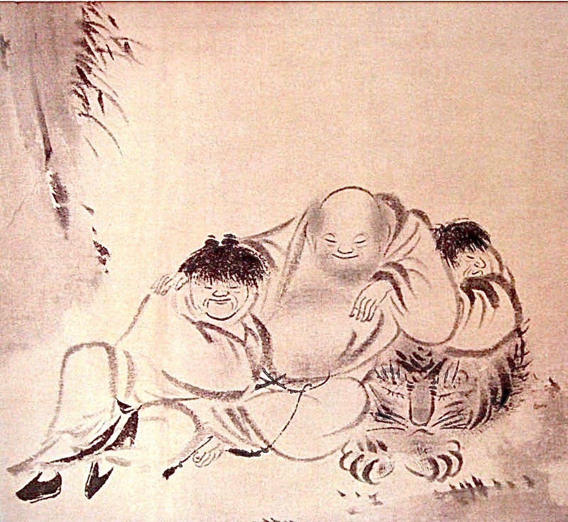 橋本治　絵画 橋本治「ひらがな日本美術史」第2巻「四睡図」 「意外とメルヘン