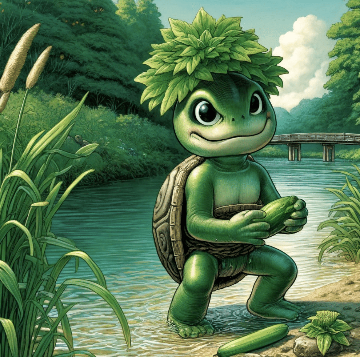 DALLE3で河童を描く｜hima2b4