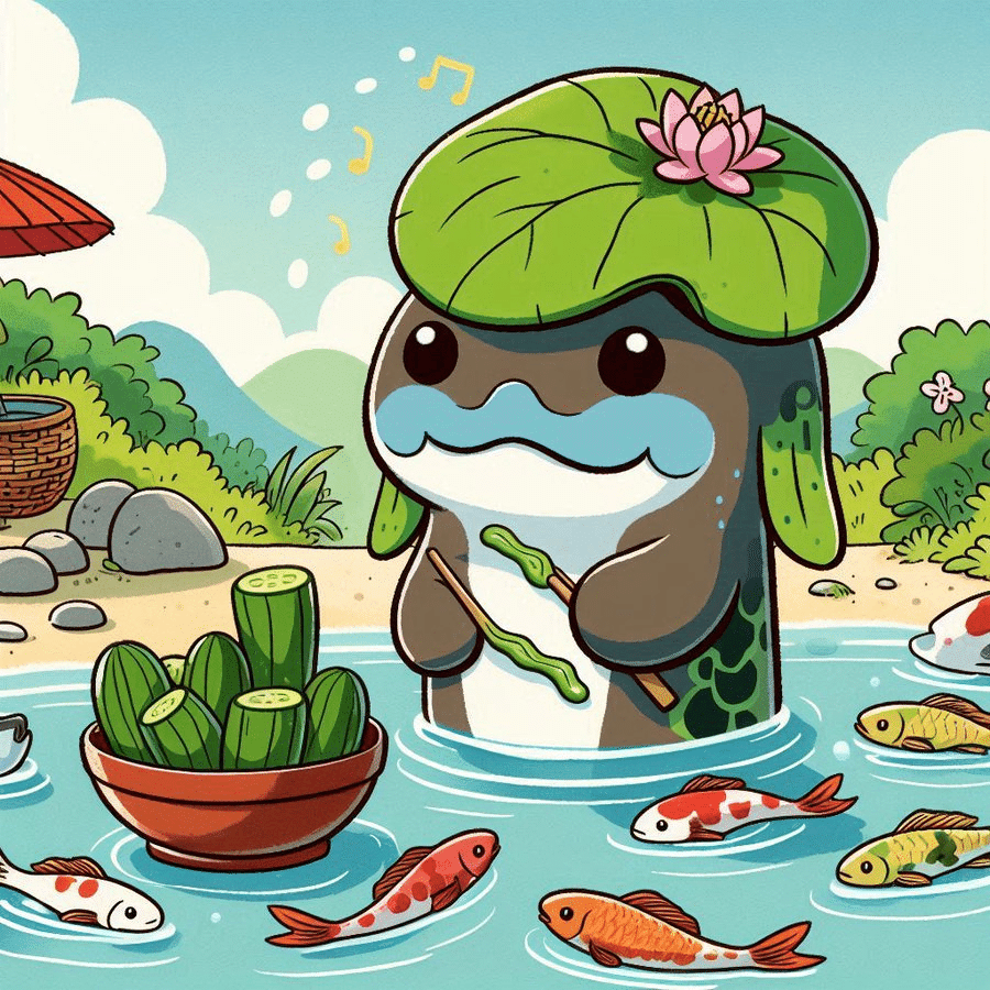 DALLE3で河童を描く｜hima2b4