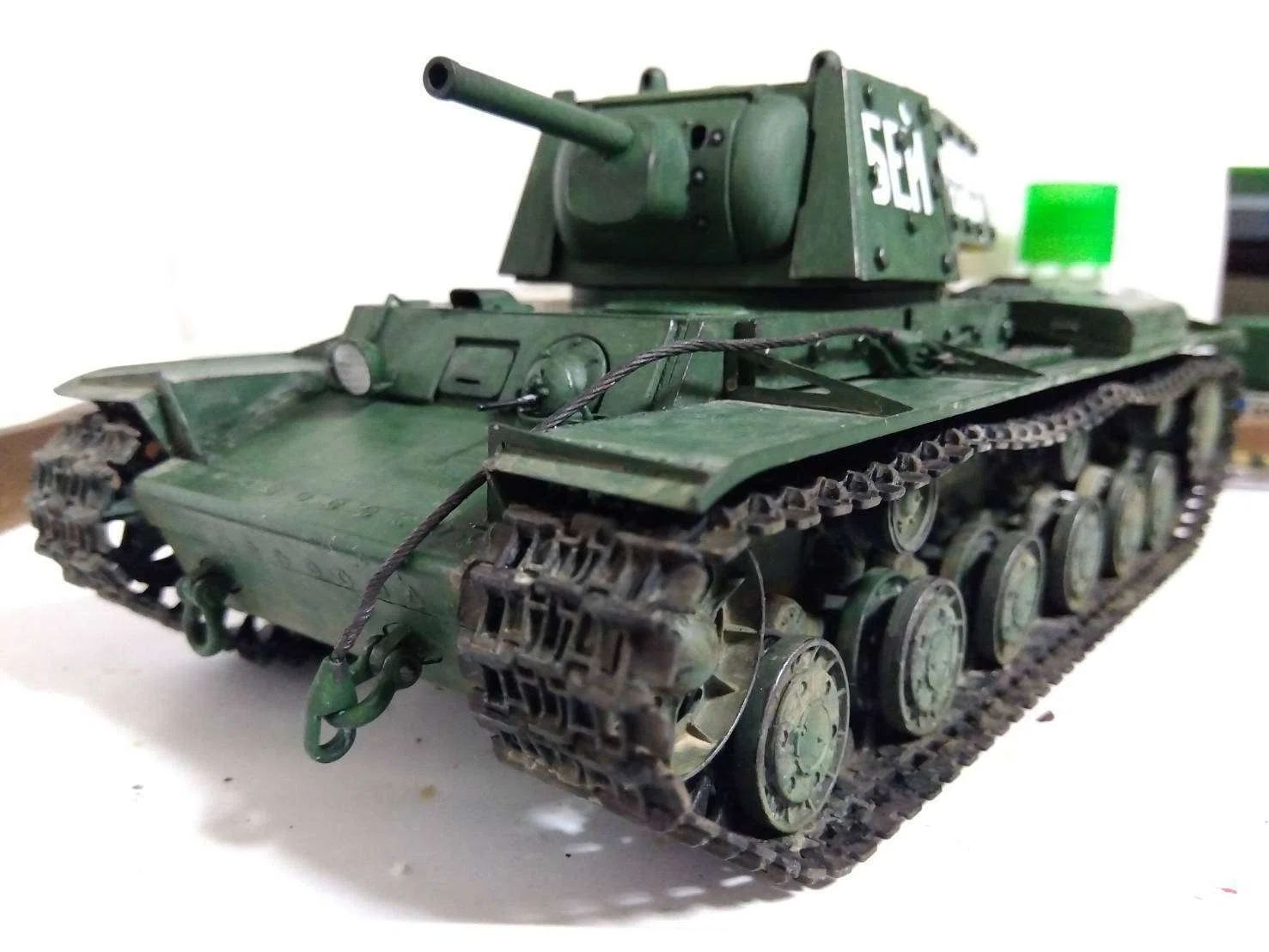 1/35 KV-1E（トランペッター）#3～完成＆レビュー｜はりす