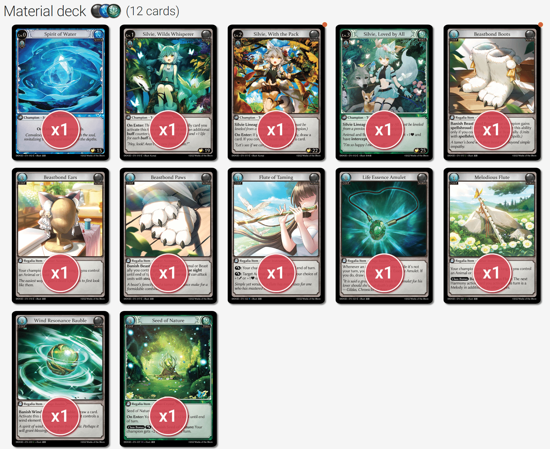 Starting Out: Grand Archive TCG Vol. 12 - Silvie Starter Deck