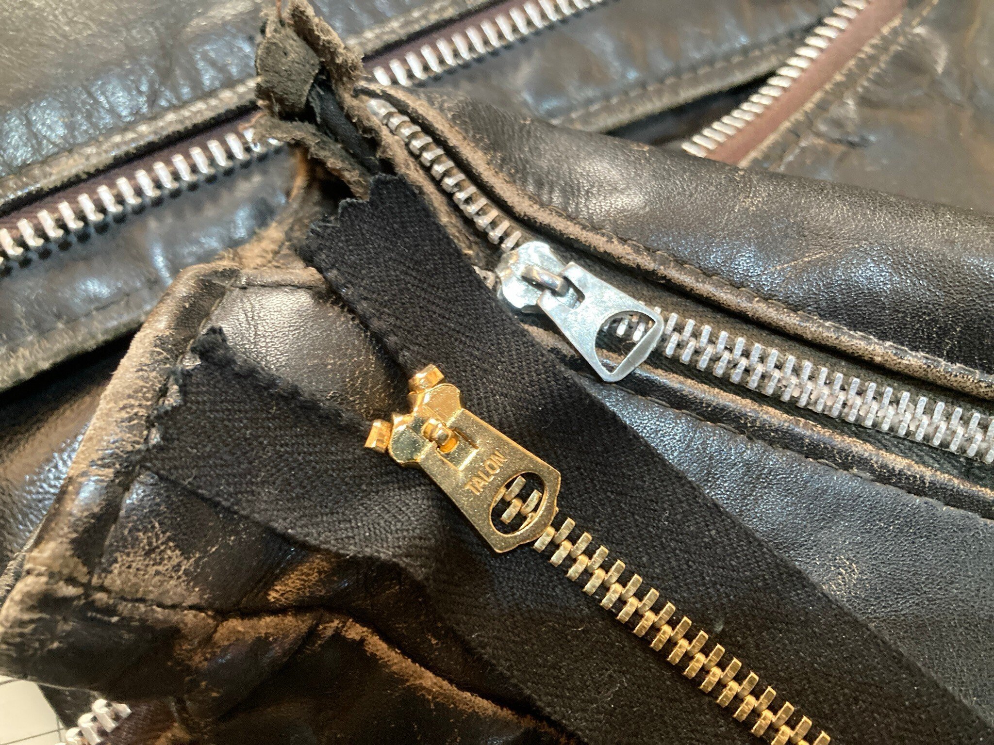 ライダースジャケットの金物オール交換 vol.3】70's Vintage Schott