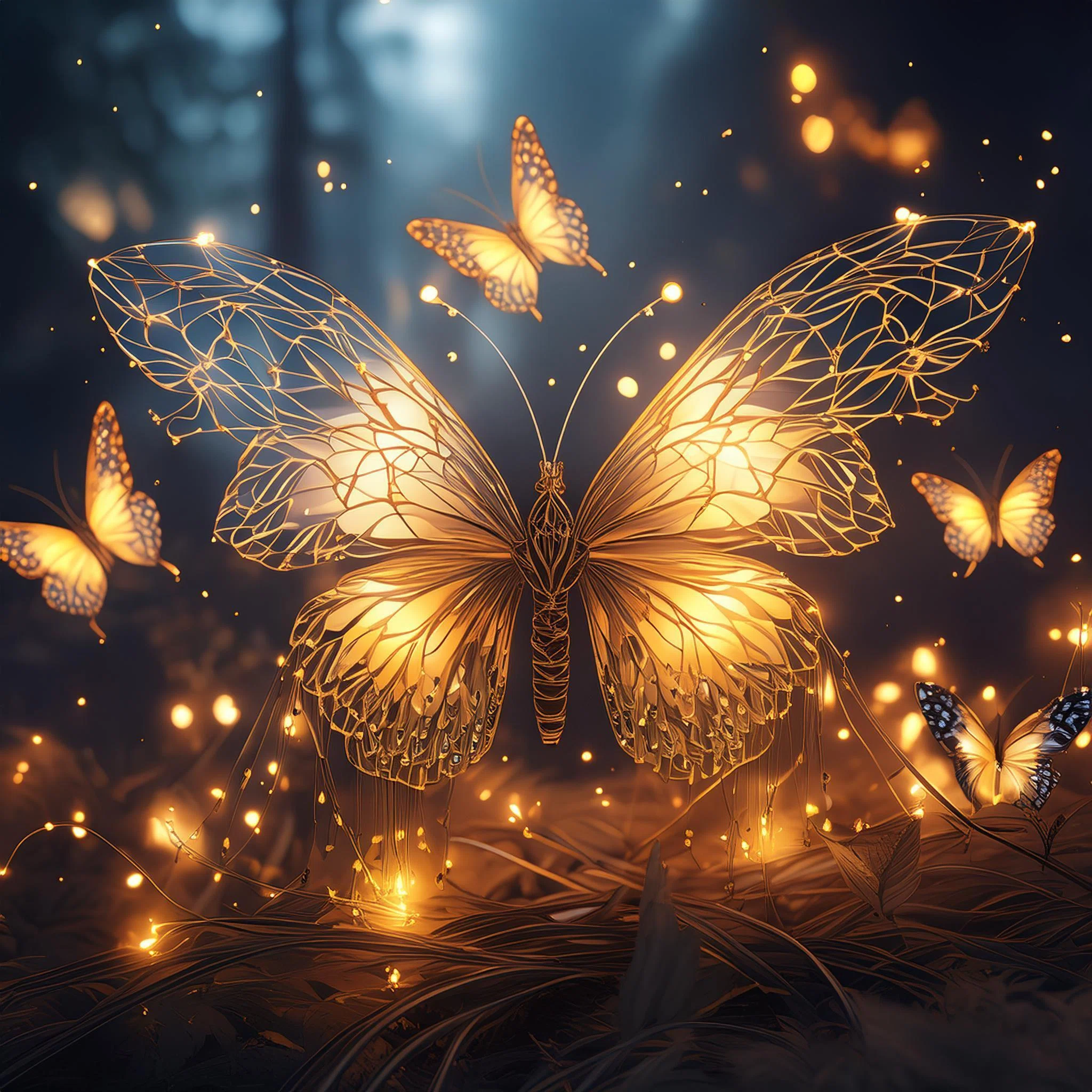 Adobe Firefly(AI)で描く蝶々🦋｜HIROYO｜Redefining the Future of NFTs