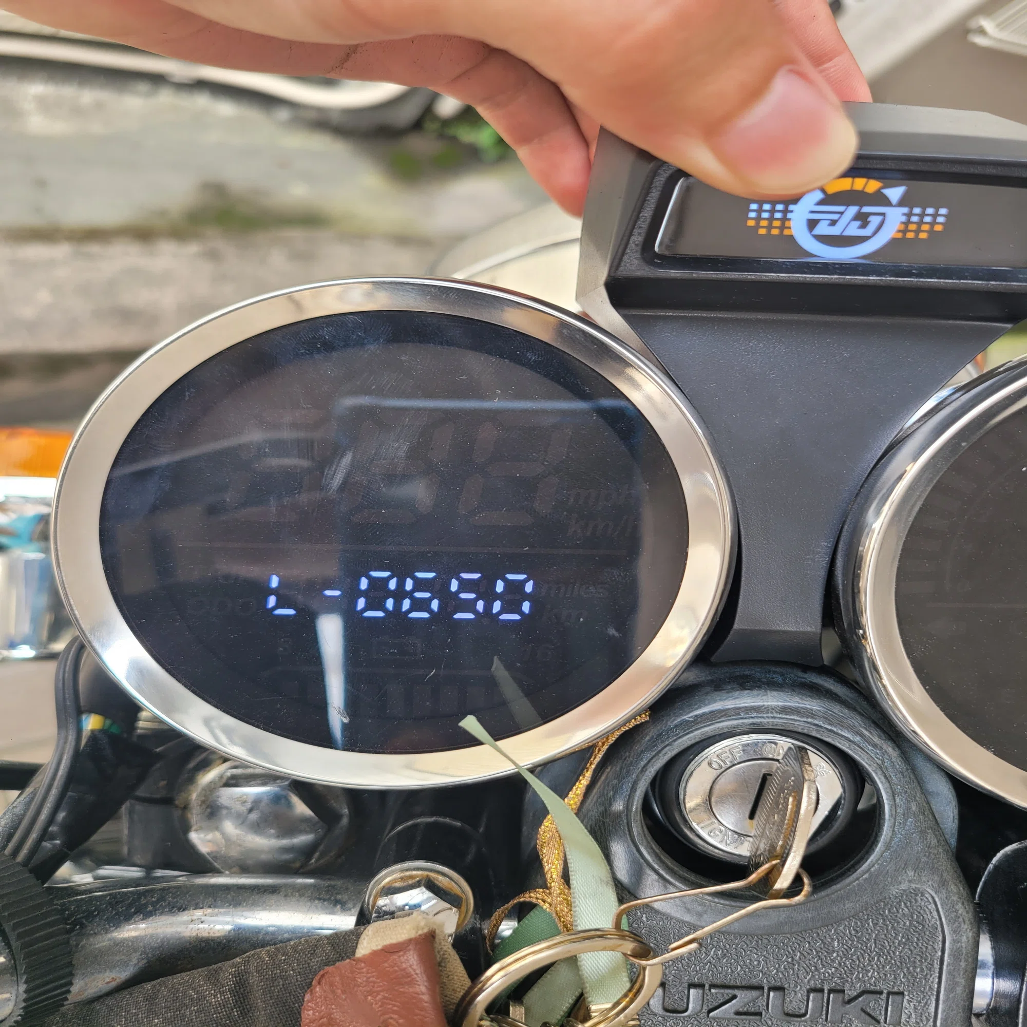 GN125用の中華メーターの取り付け・設定｜アマミンどん