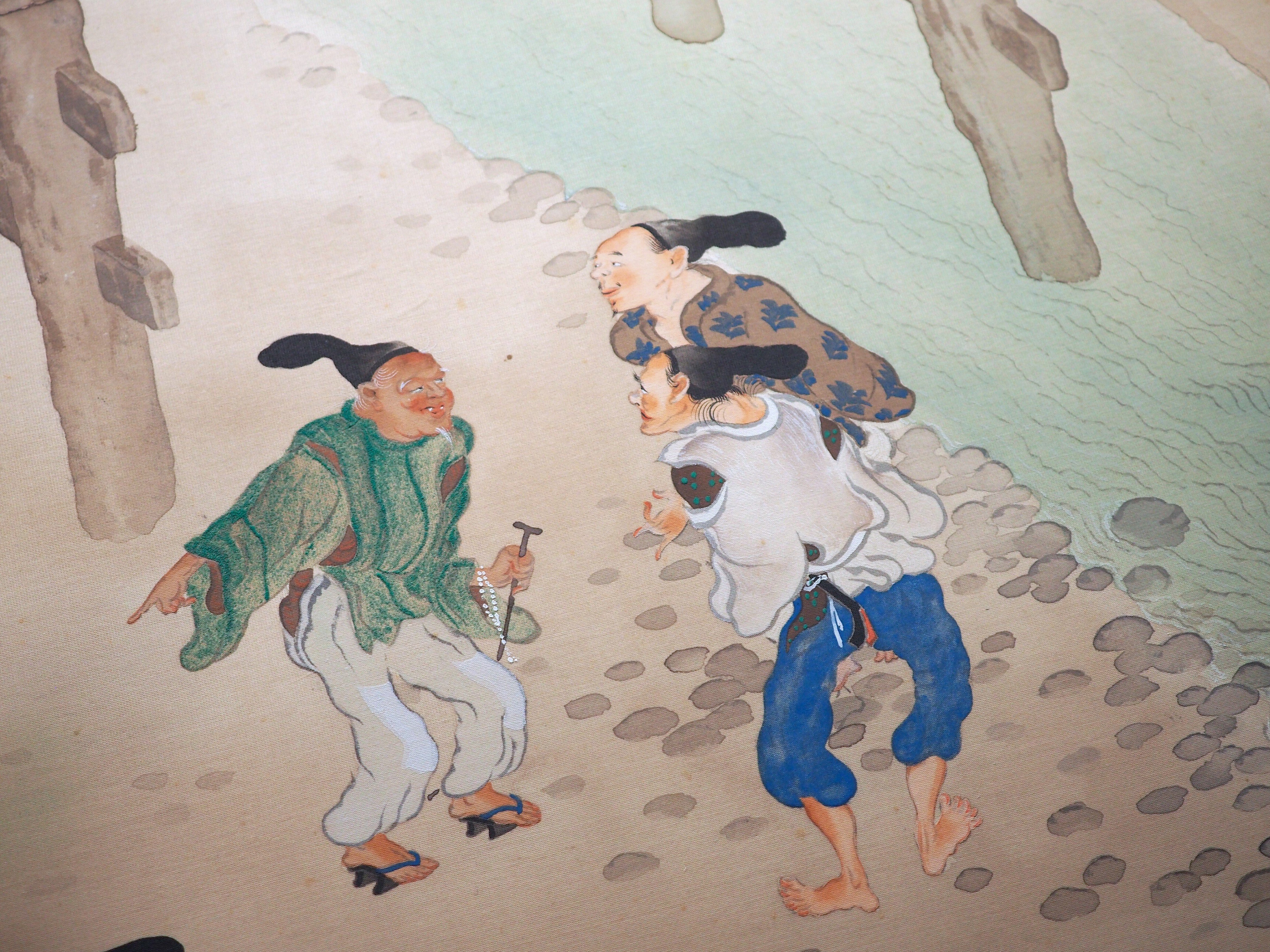 群像を生き生きと描く、前田青邨の出世作《神輿振（みこしぶり