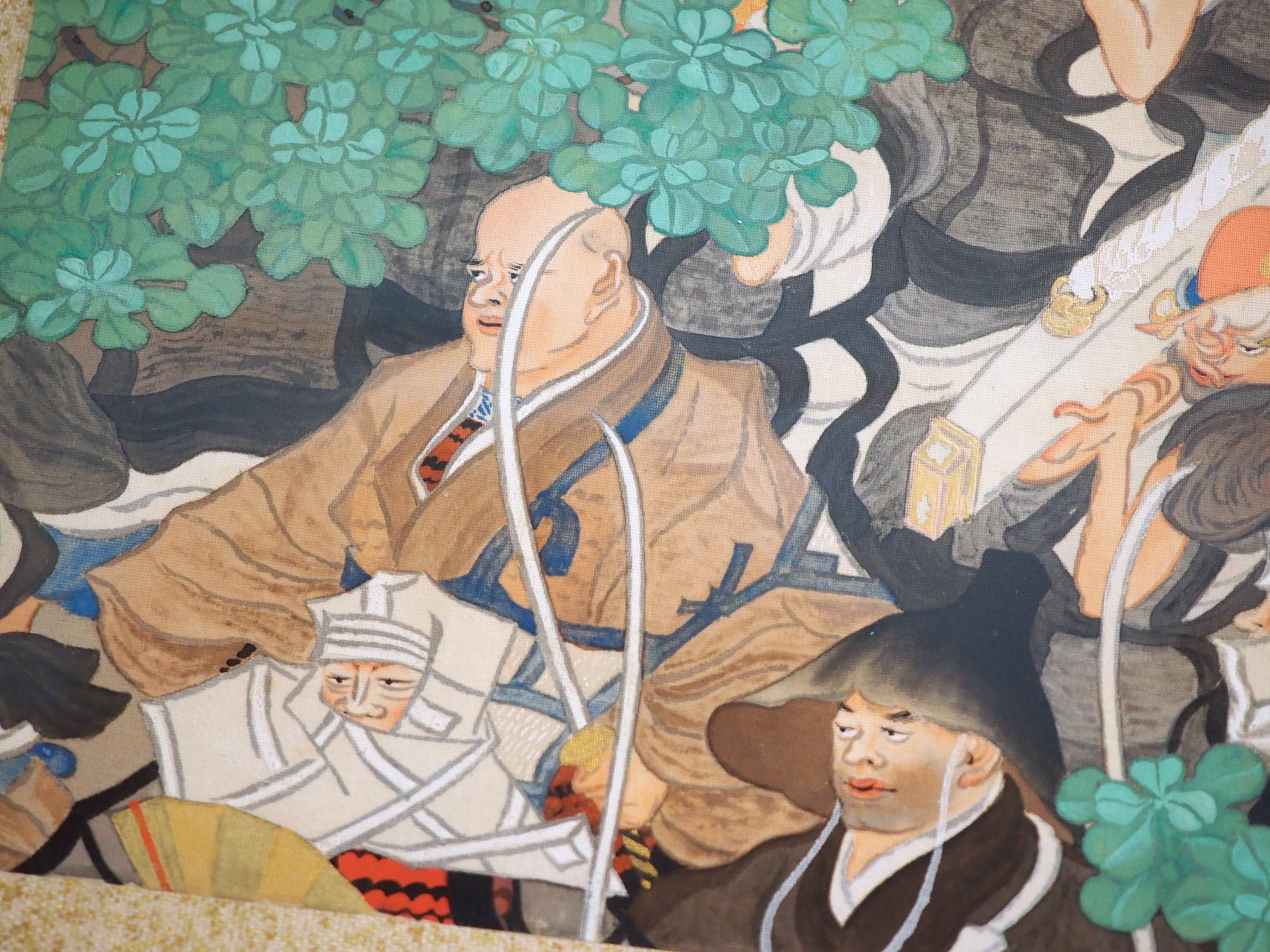 群像を生き生きと描く、前田青邨の出世作《神輿振（みこしぶり