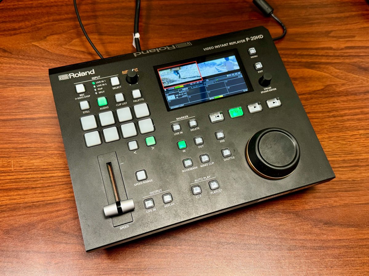 簡単にリプレイ配信ができた！Roland P-20HDを試して分かった基本的な  